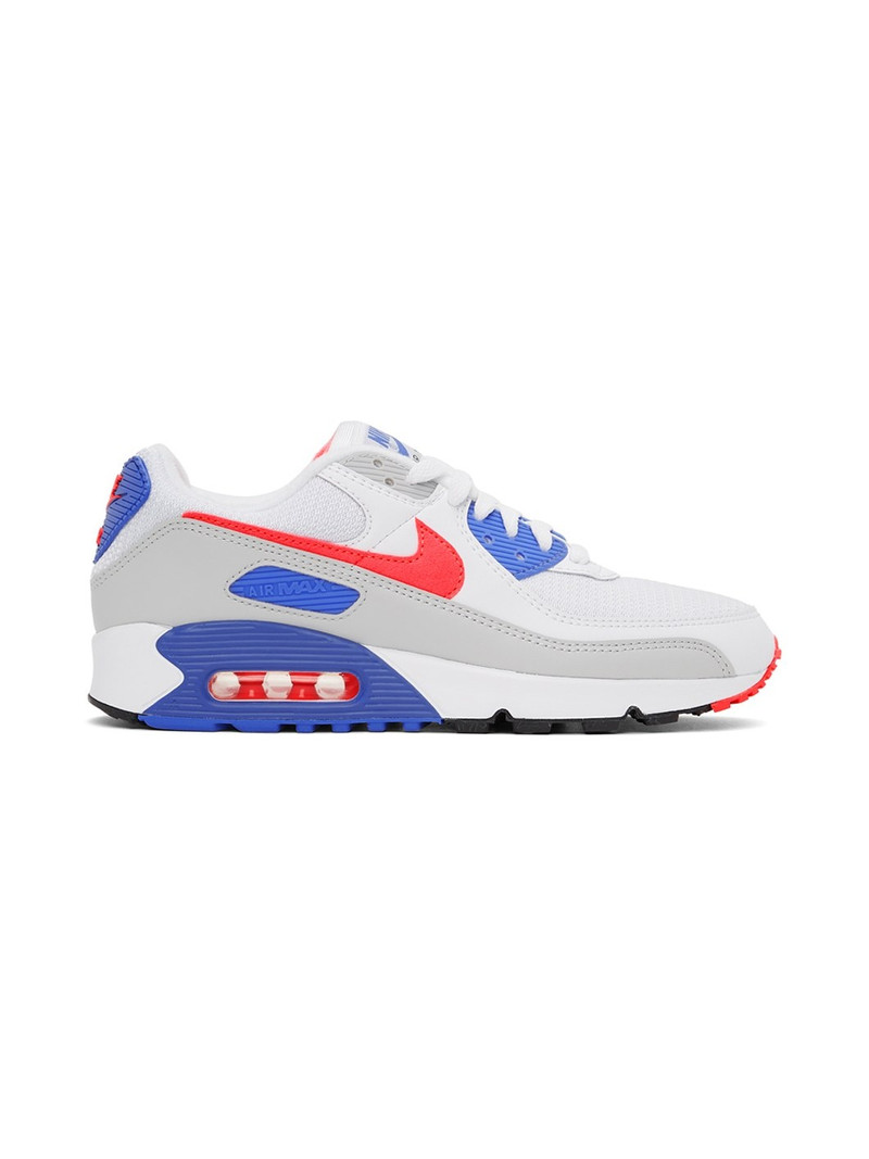 White & Pink Air Max III Sneakers - 1