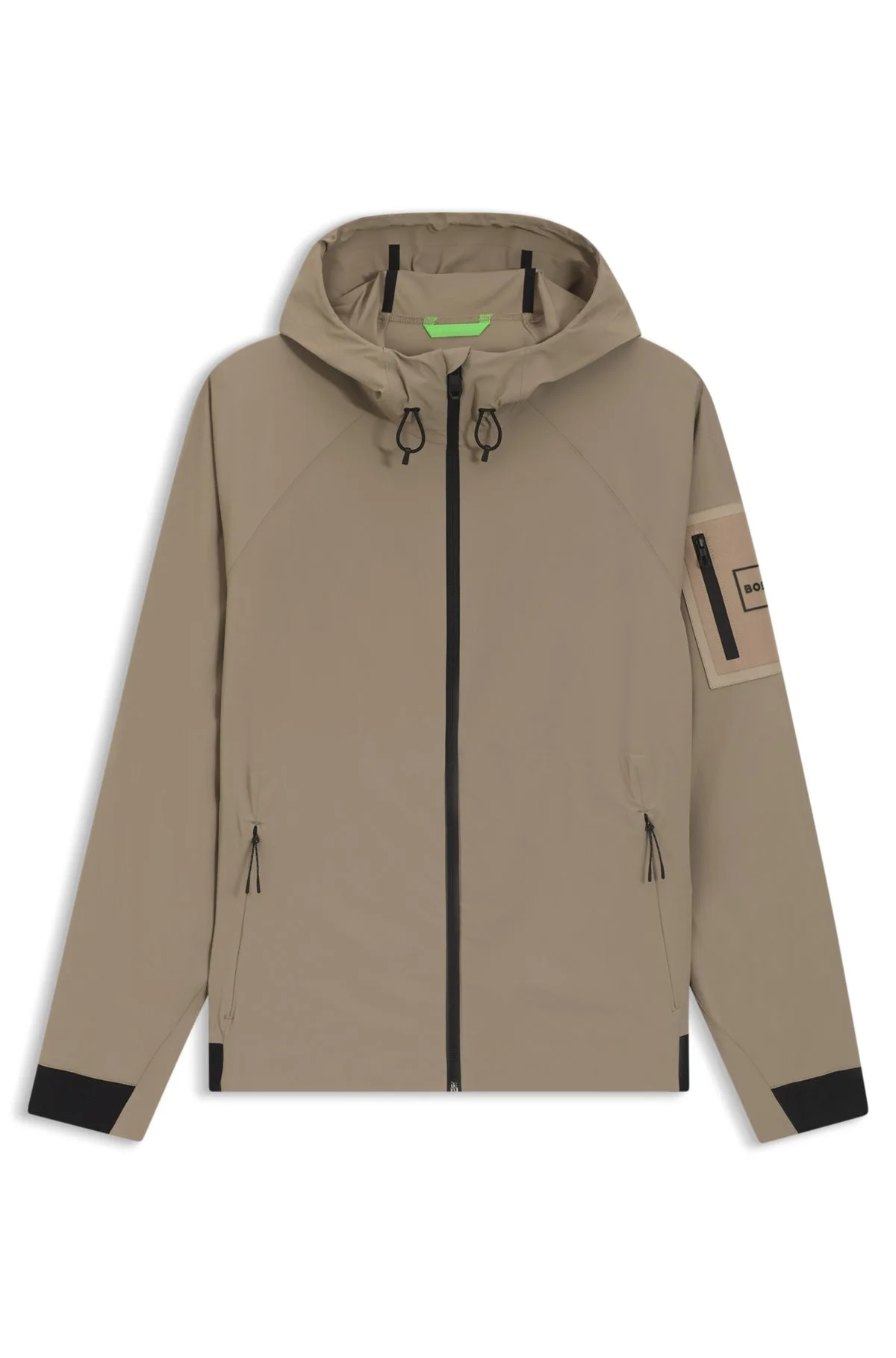 WATER-REPELLENT JACKET WITH MICRO-WAFFLE STRUCTURE - 1