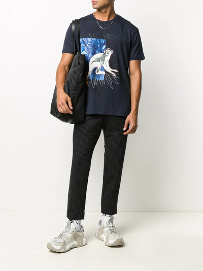 Valentino monkey-print T-shirt outlook