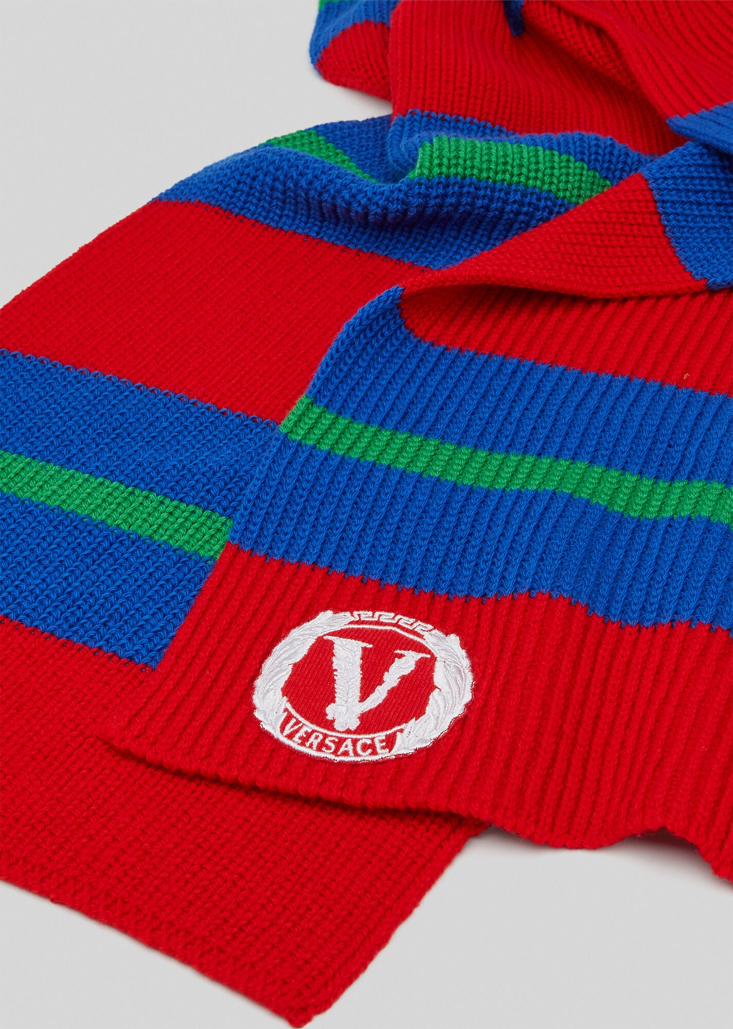 Virtus Crest Wool Scarf - 3