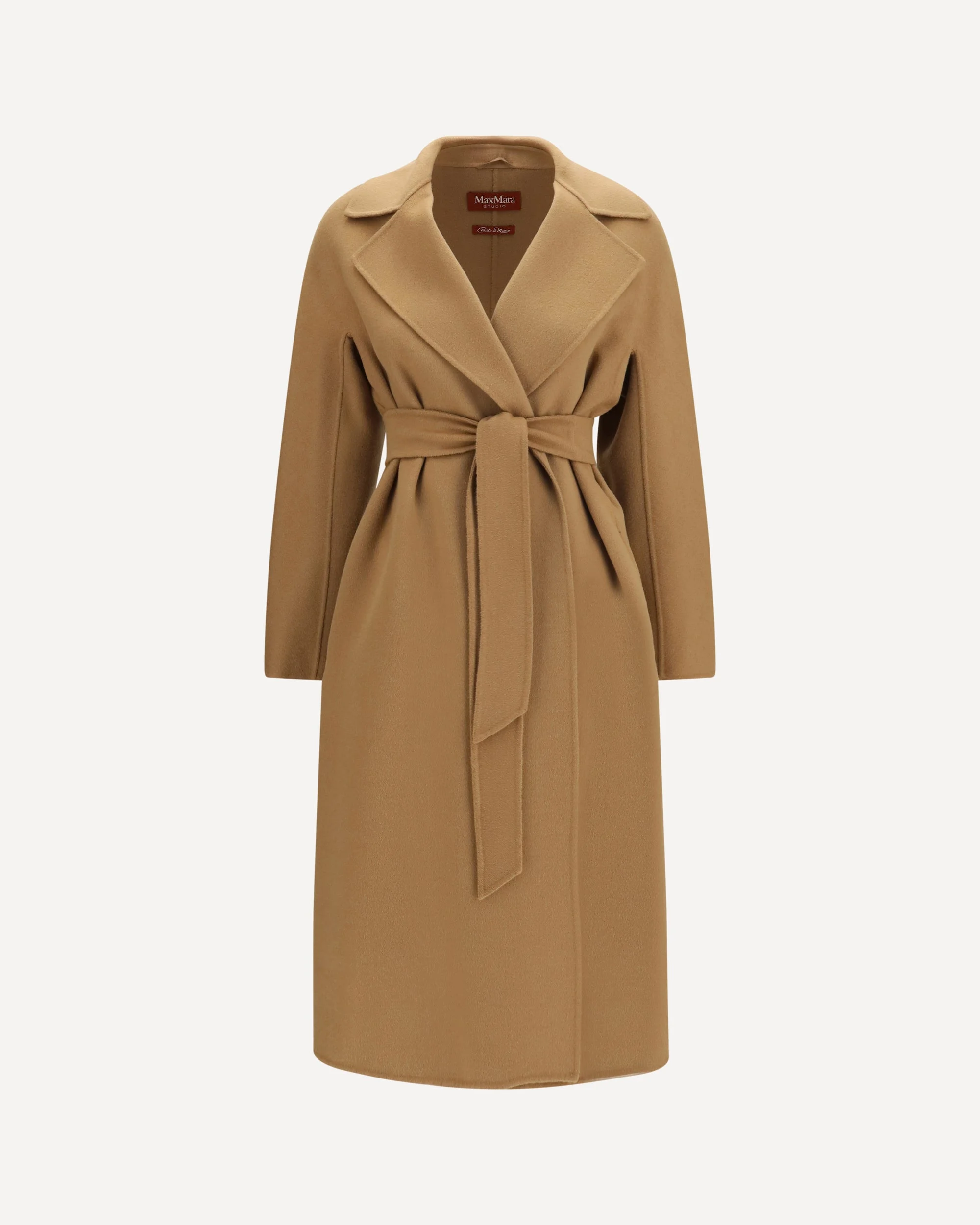Long robe Coat in wool, cashmere and silk - 1