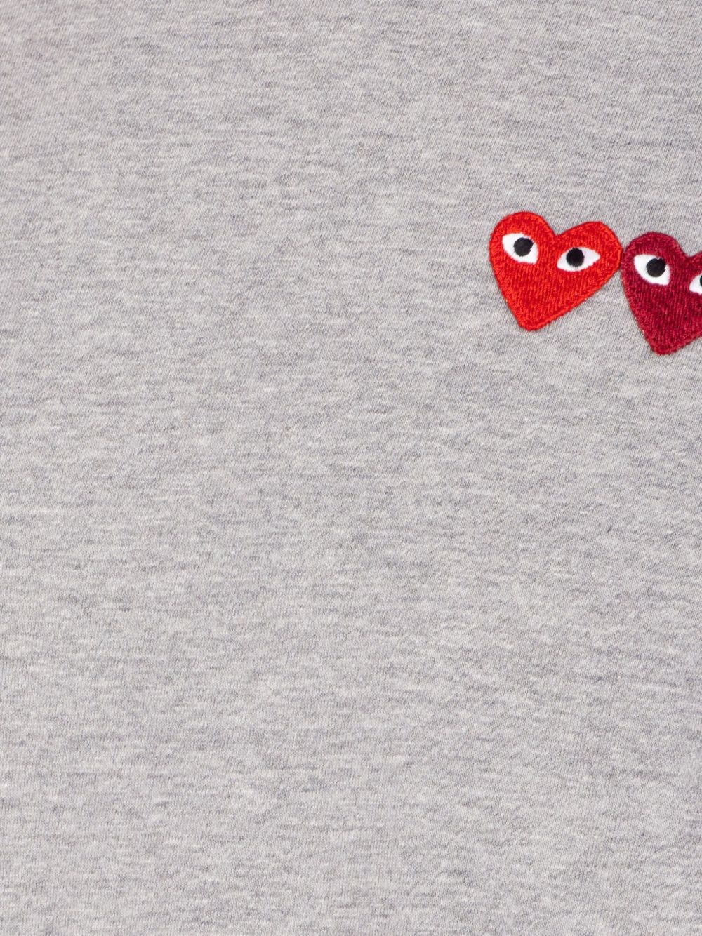 heart-patch T-shirt - 3
