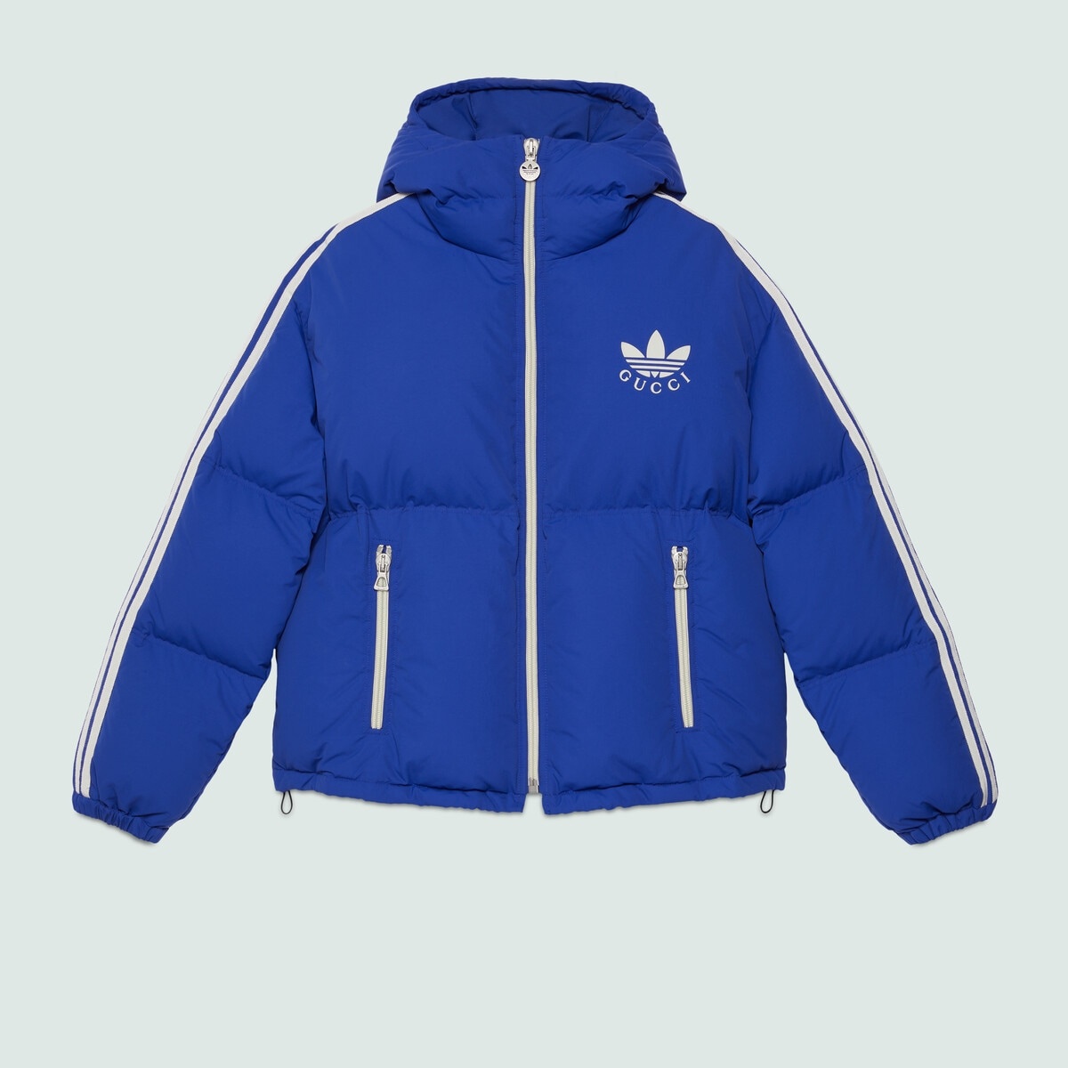 adidas x Gucci nylon down jacket - 1