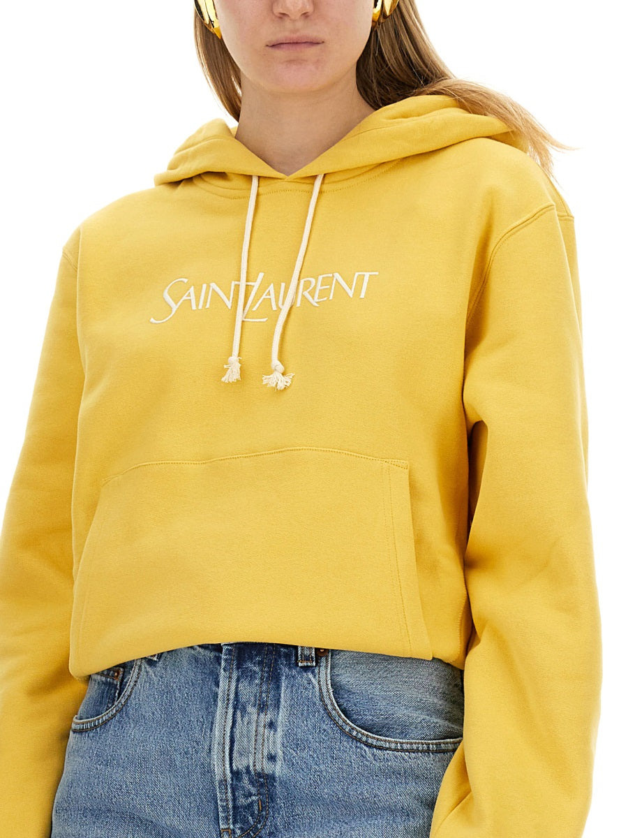 Saint Laurent Women Sweatshirt With Logo - 3