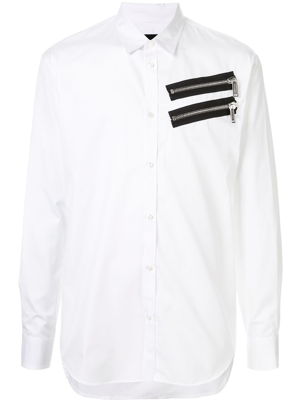 zip chest pocket shirt - 1