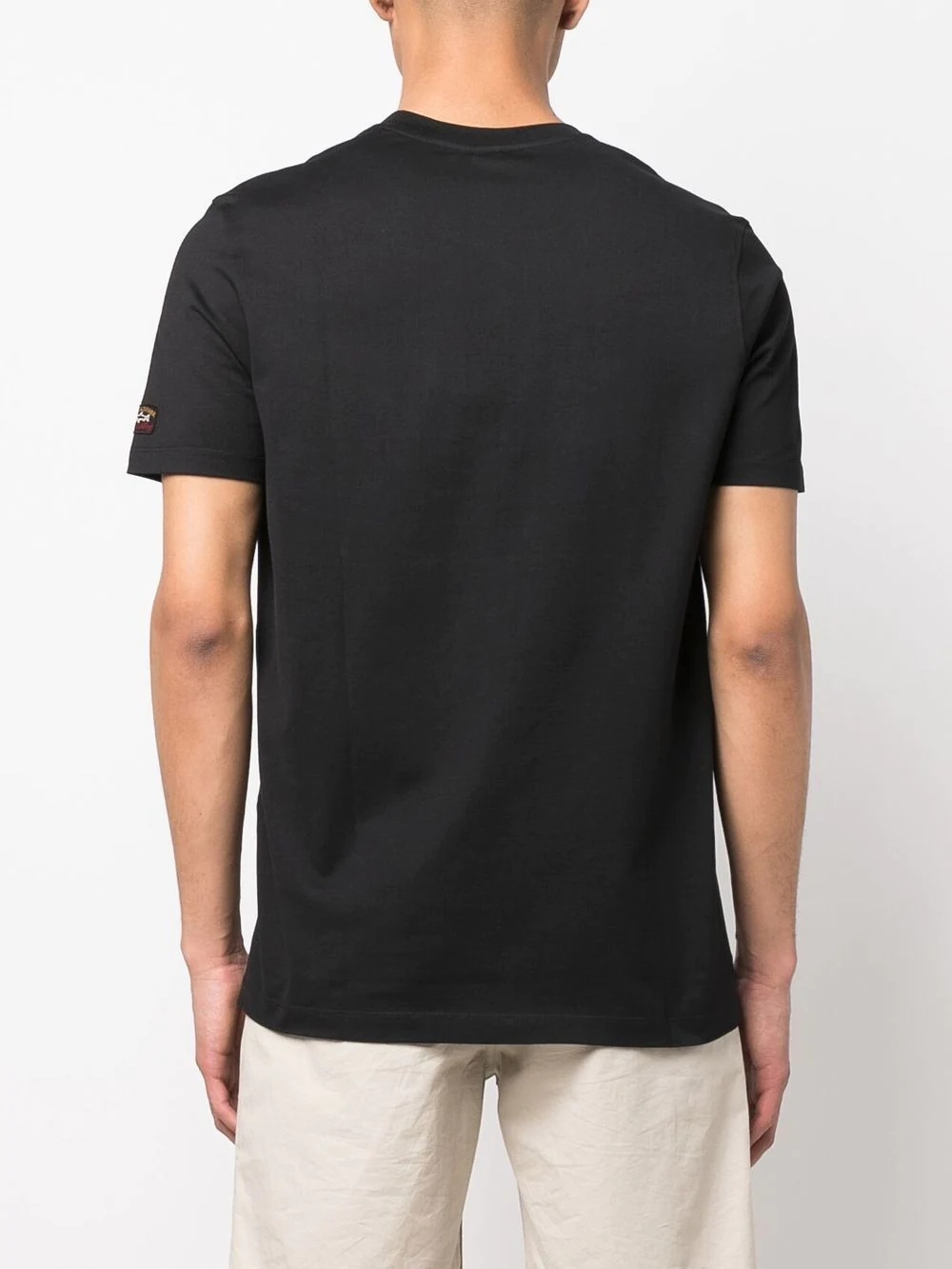 reflective-logo organic cotton T-shirt - 4