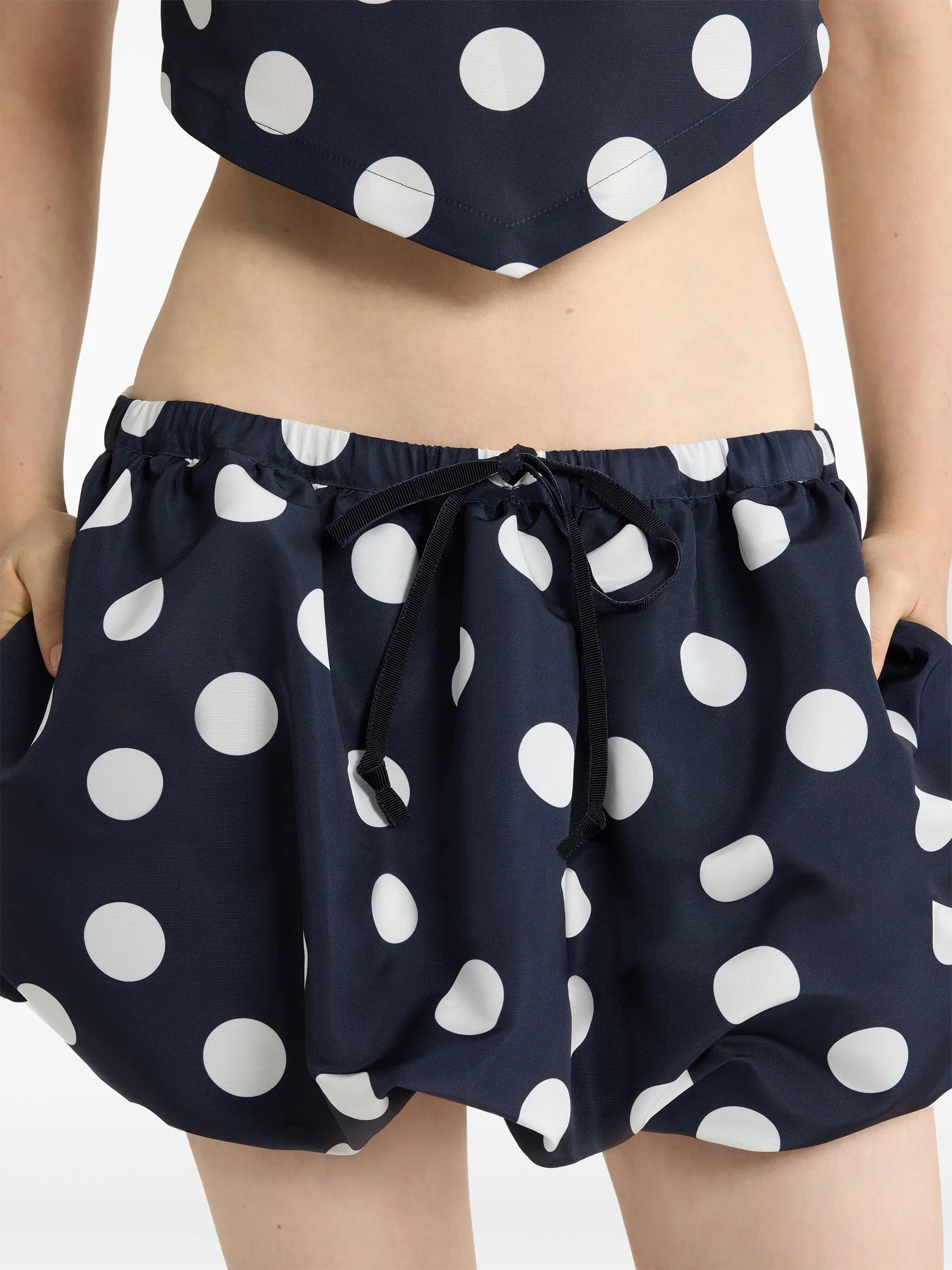 Puffy Faille Mini Skirt - 4