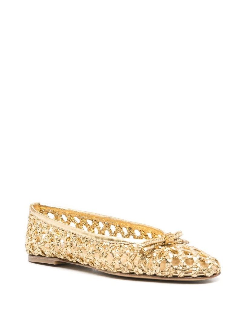 CASADEI woven ballet flats outlook