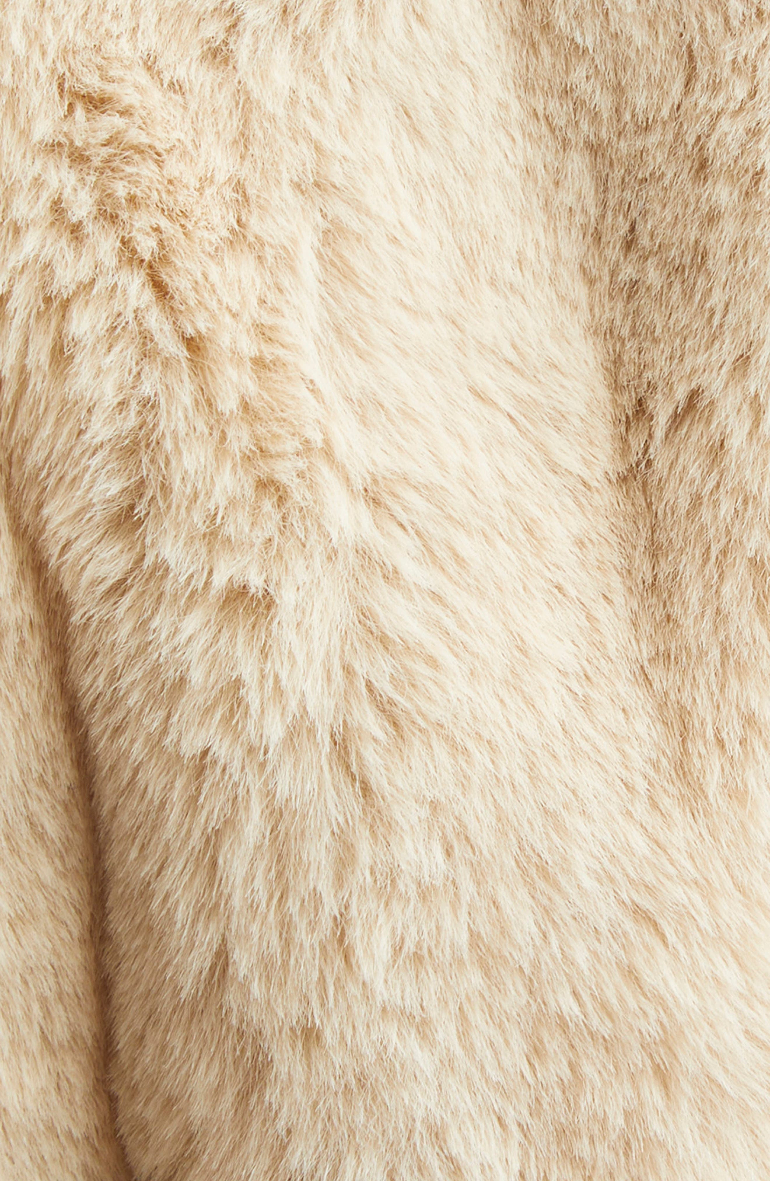 Moncler Joui Faux Fur Down Vest in Alabaster at Nordstrom - 6