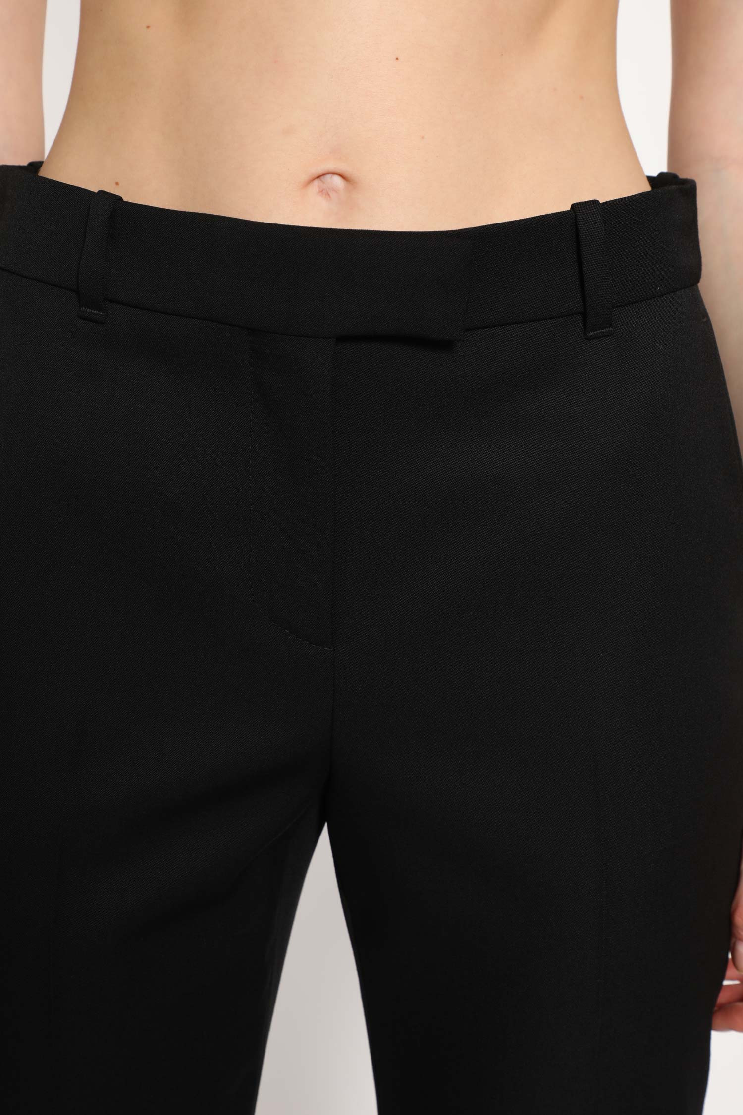 Flared Wool Tailored Trousers - 4