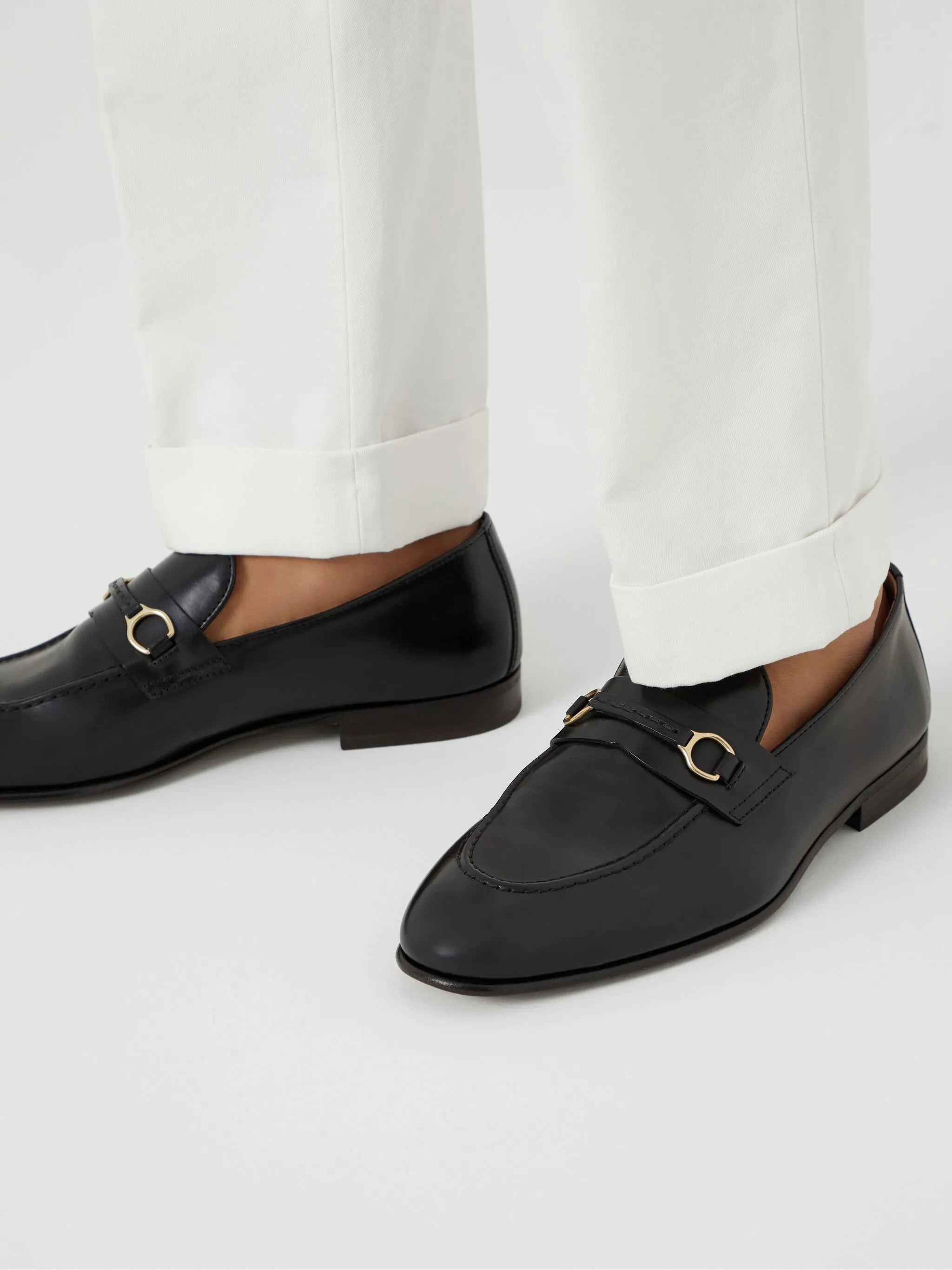 leather loafers - 5