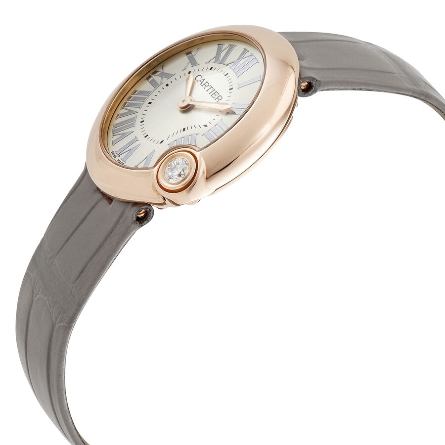 Cartier Ballon Blanc de Cartier 18kt Rose Gold Silver Dial Ladies Watch WGBL0005 - 2