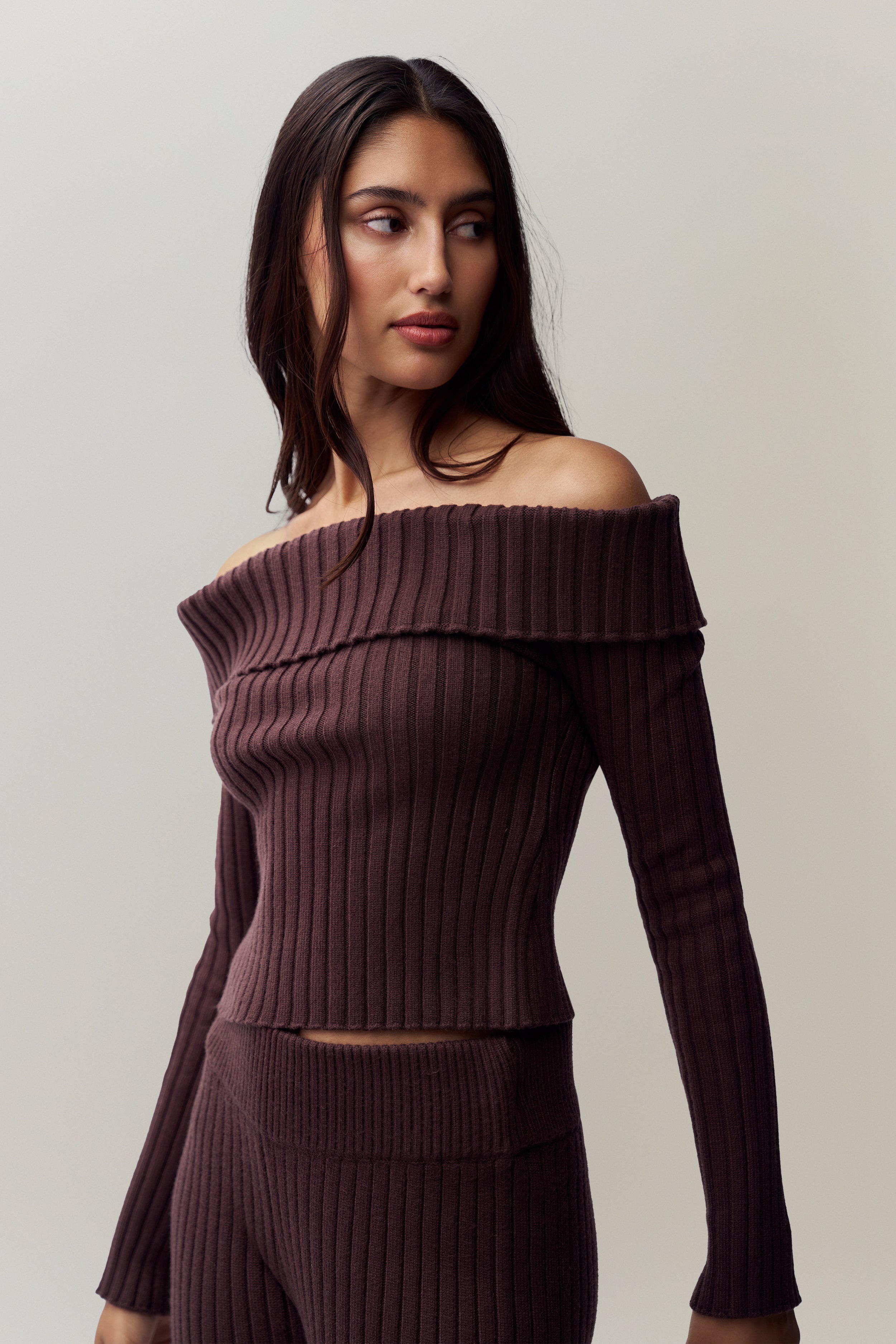 THALIA OFF SHOULDER SWEATER - 3