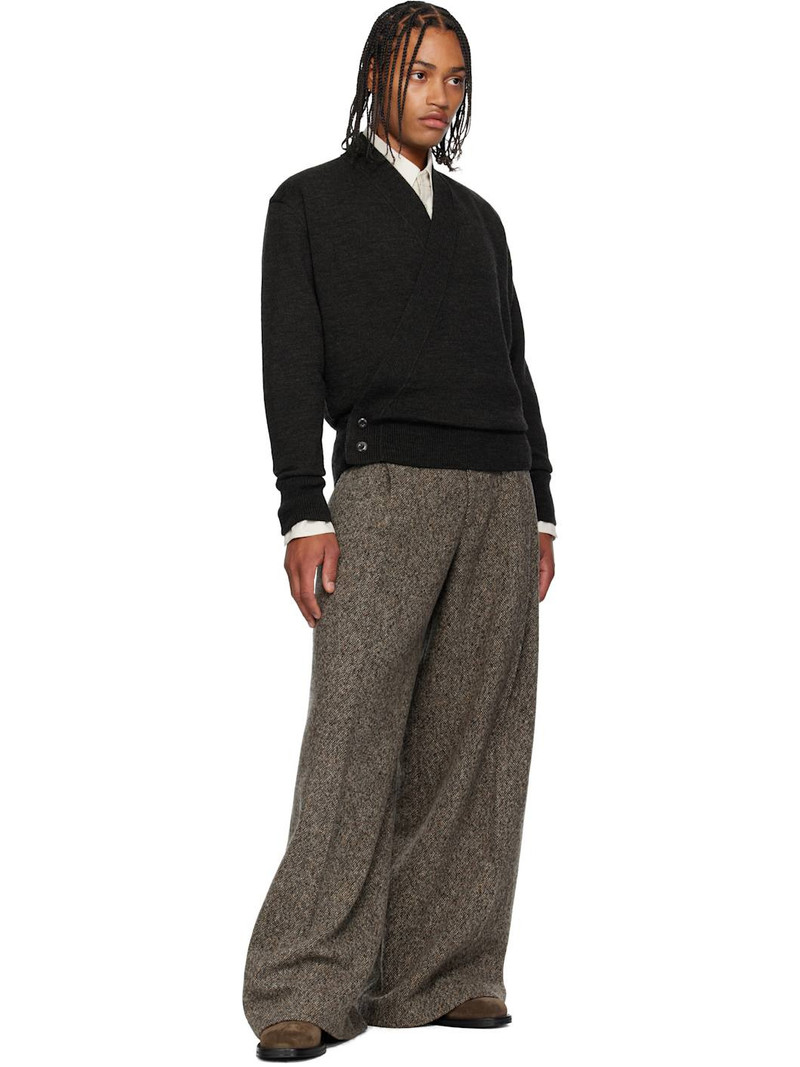 Dries Van Noten Brown Zip Boots outlook