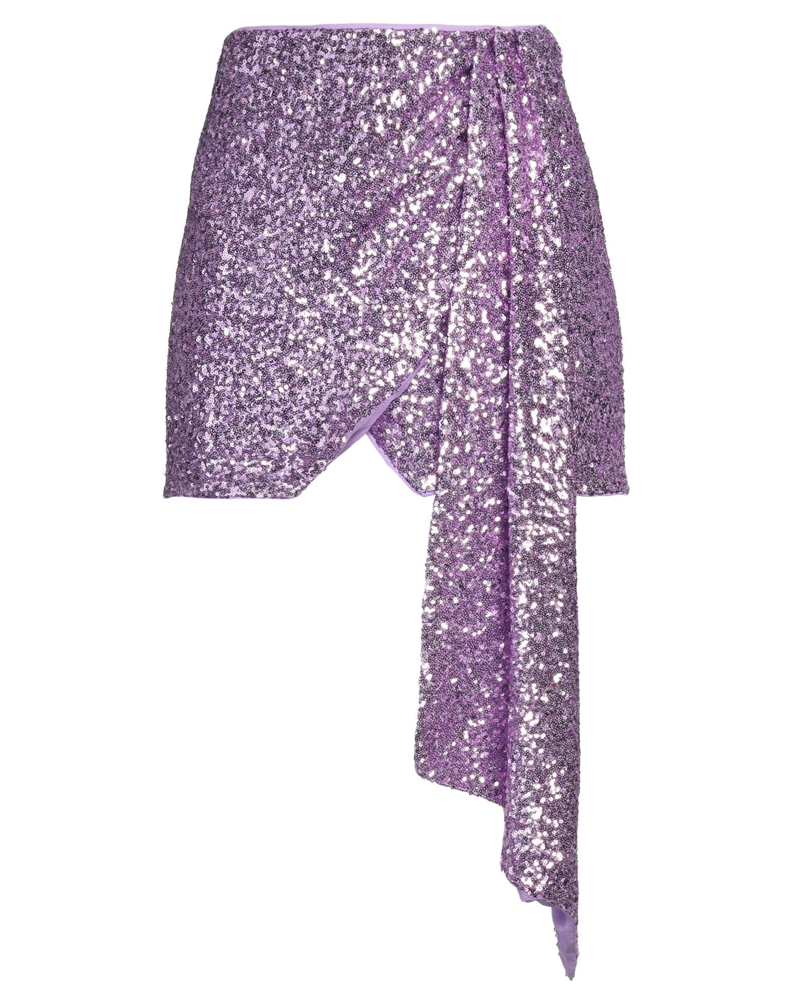 Light purple Women's Mini Skirt - 1