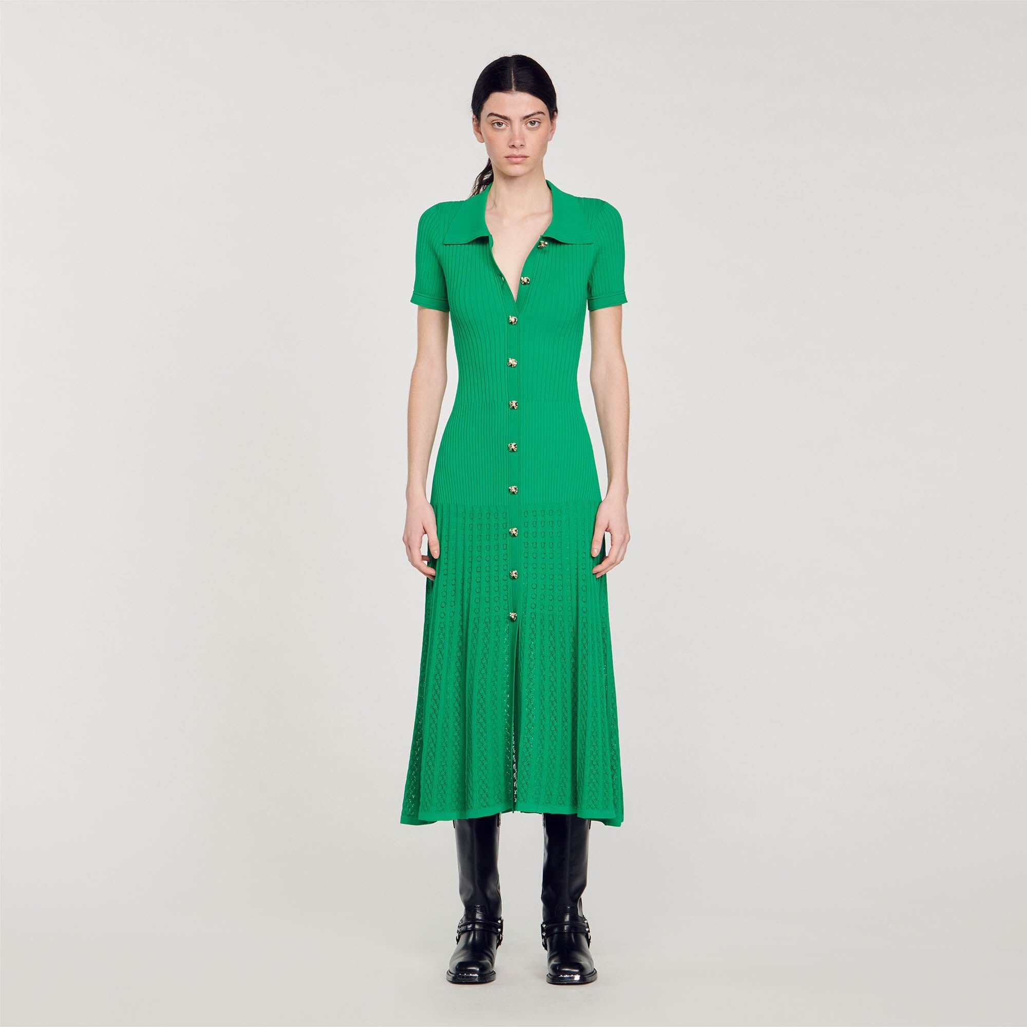 KNIT MAXI DRESS - 3