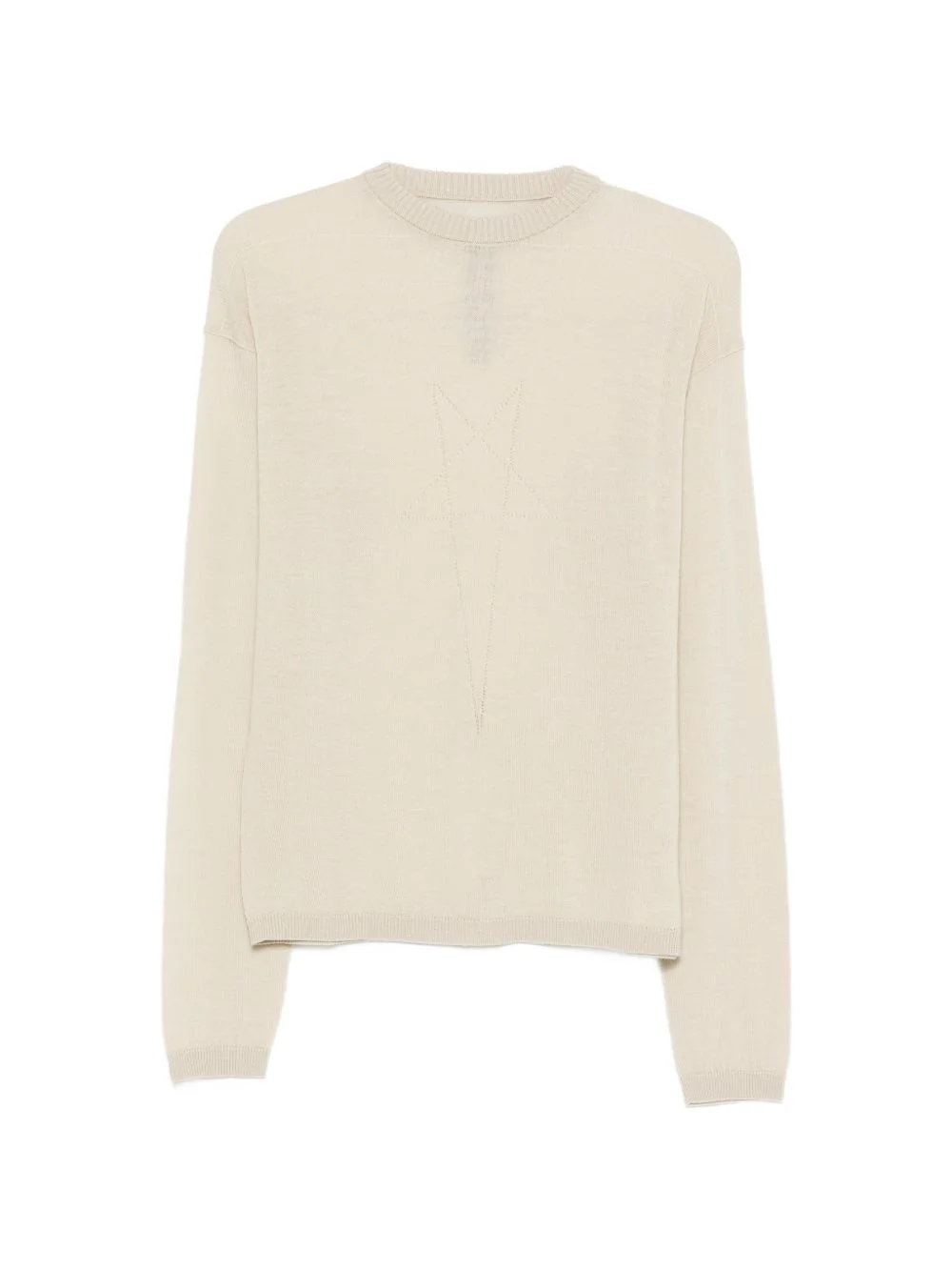 star-print sweater - 1