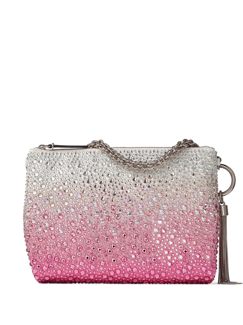 Callie crystal-embellished clutch bag - 5