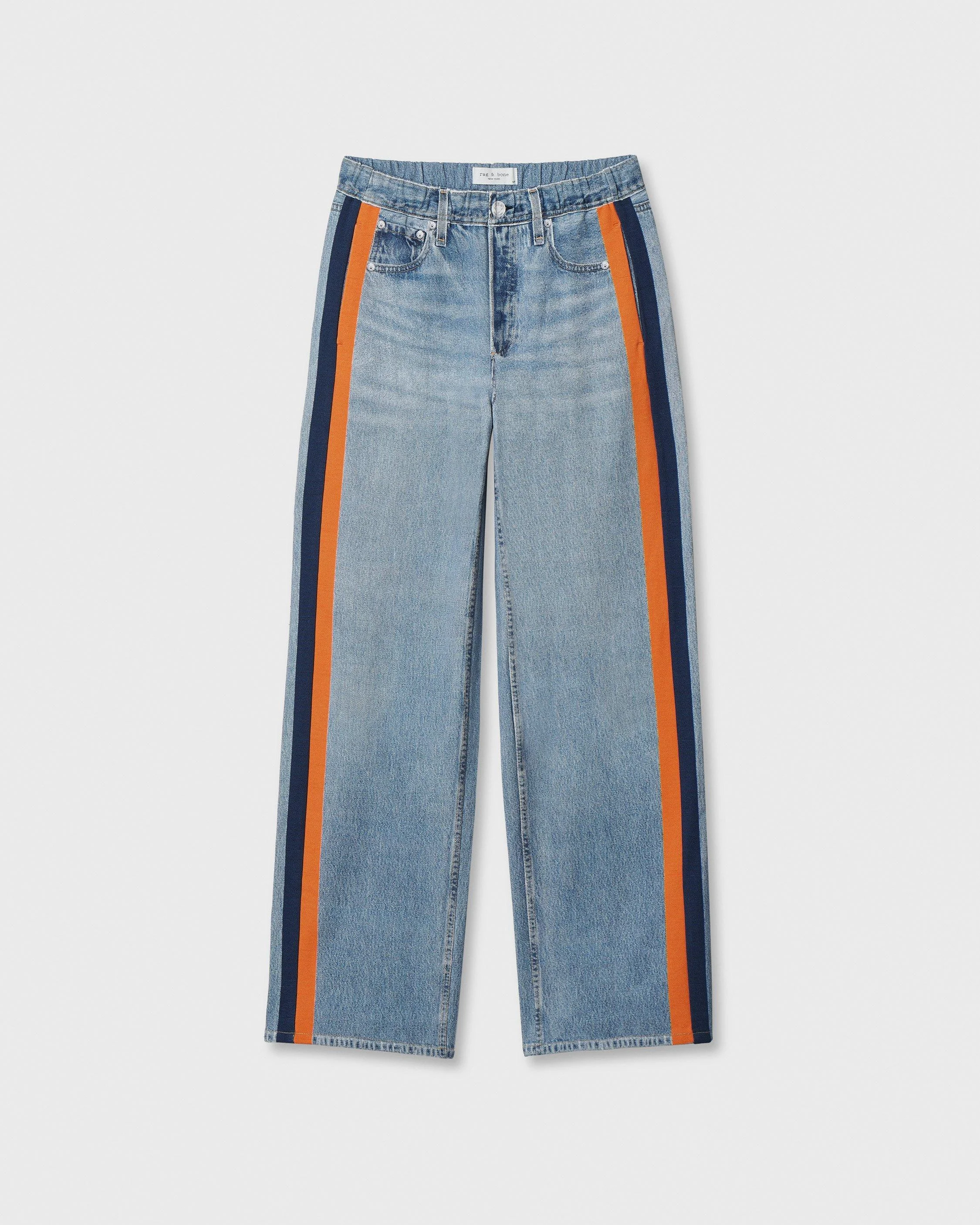 rb Miramar Sport Stripe Track Pant Cotton Terry - 1