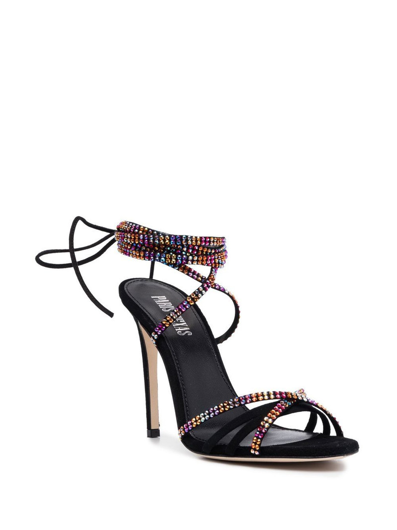 PARIS TEXAS 100mm Nicol lace-up fastening sandals outlook