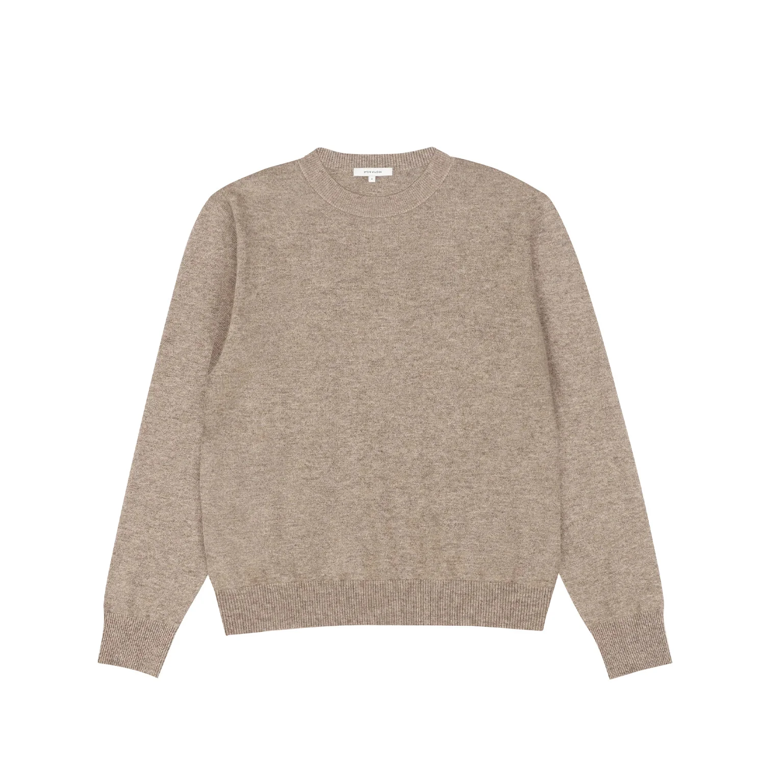 KNIT CREWNECK CAMEL - 1
