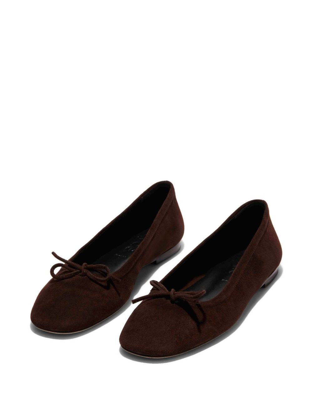 bow suede ballet flats - 2