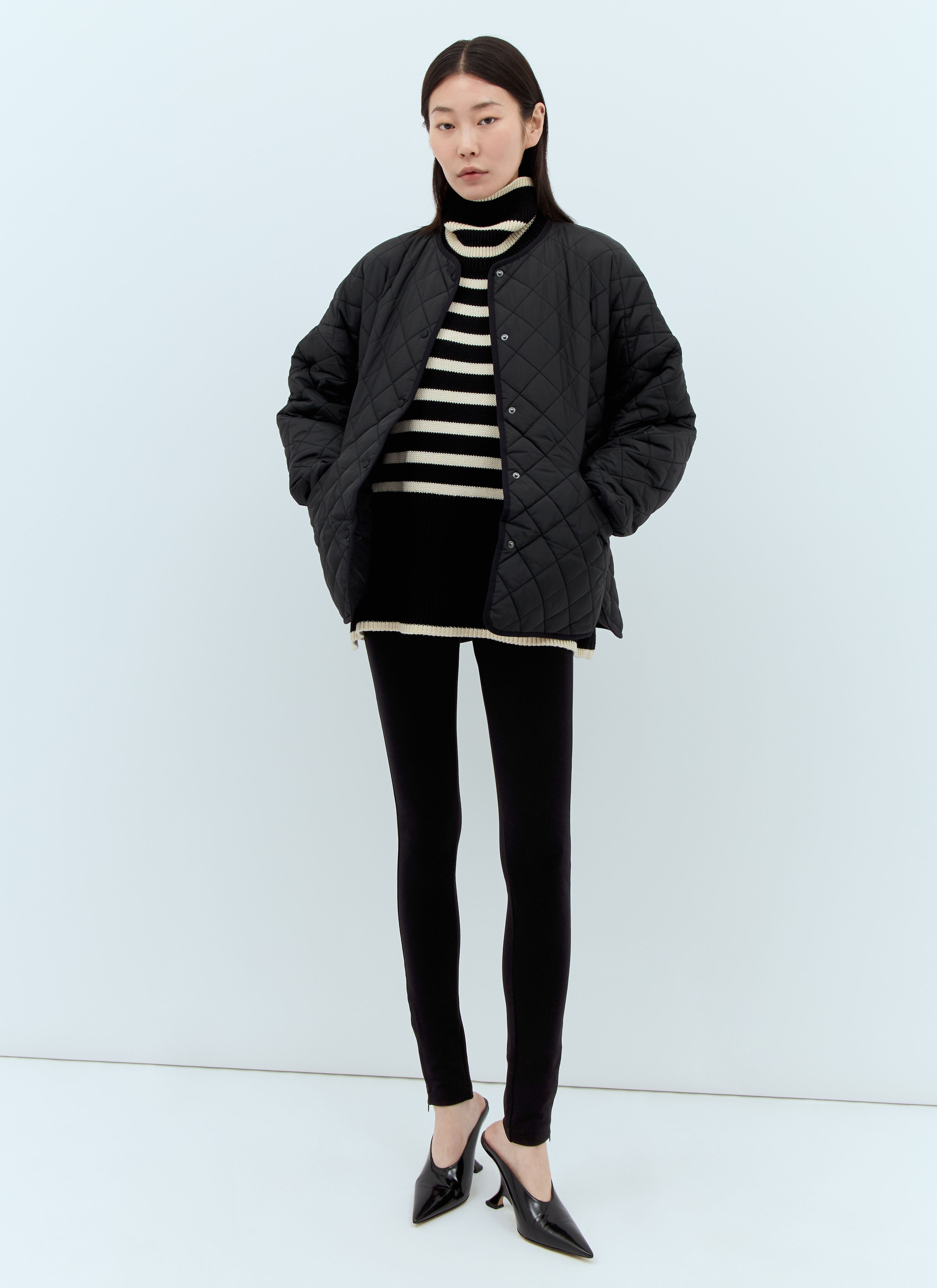 Signature Stripe Roll Neck Sweater - 2