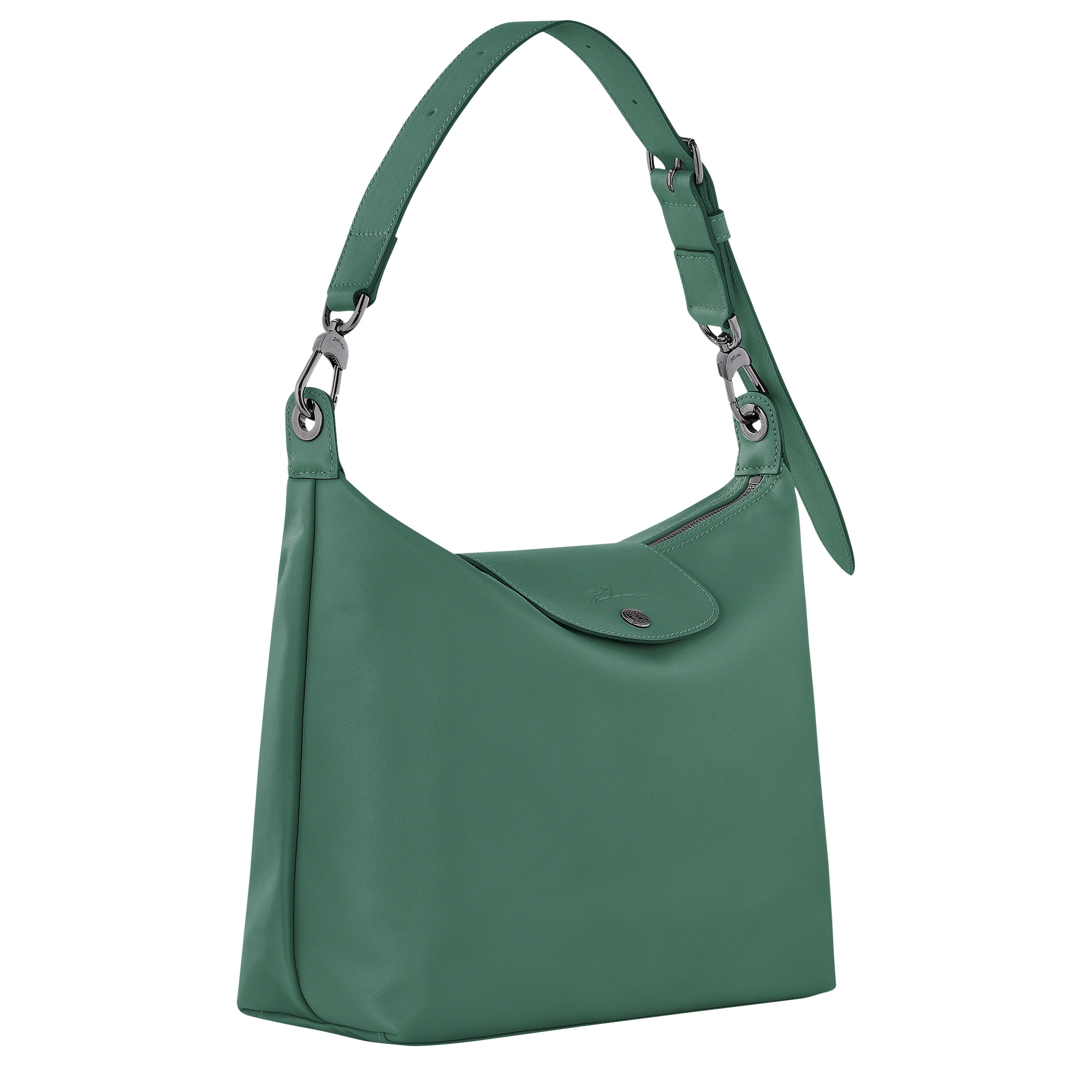 Le Pliage Xtra M Hobo bag Sage - Leather - 2