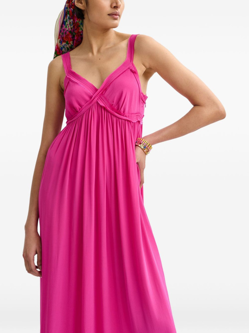 V-neck maxi dress 4
