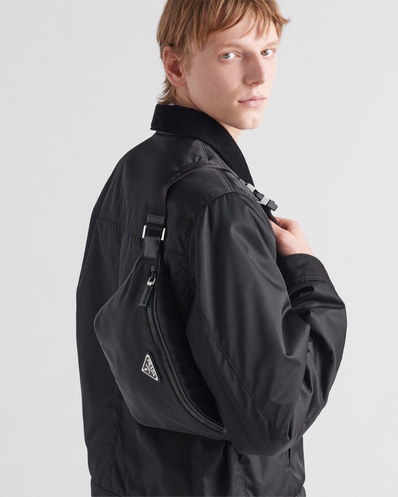 Re-Nylon and Saffiano leather belt bag 8