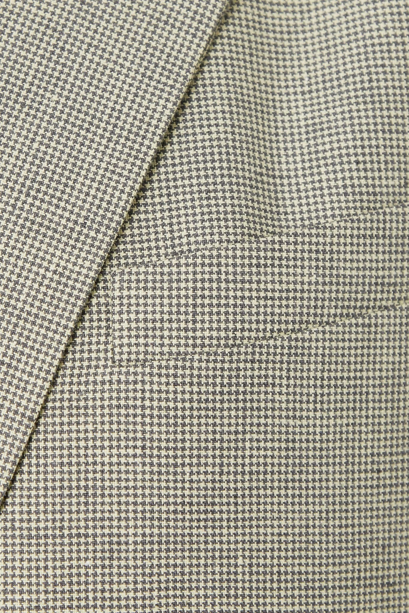 Verix checked cotton and linen-blend blazer - 5