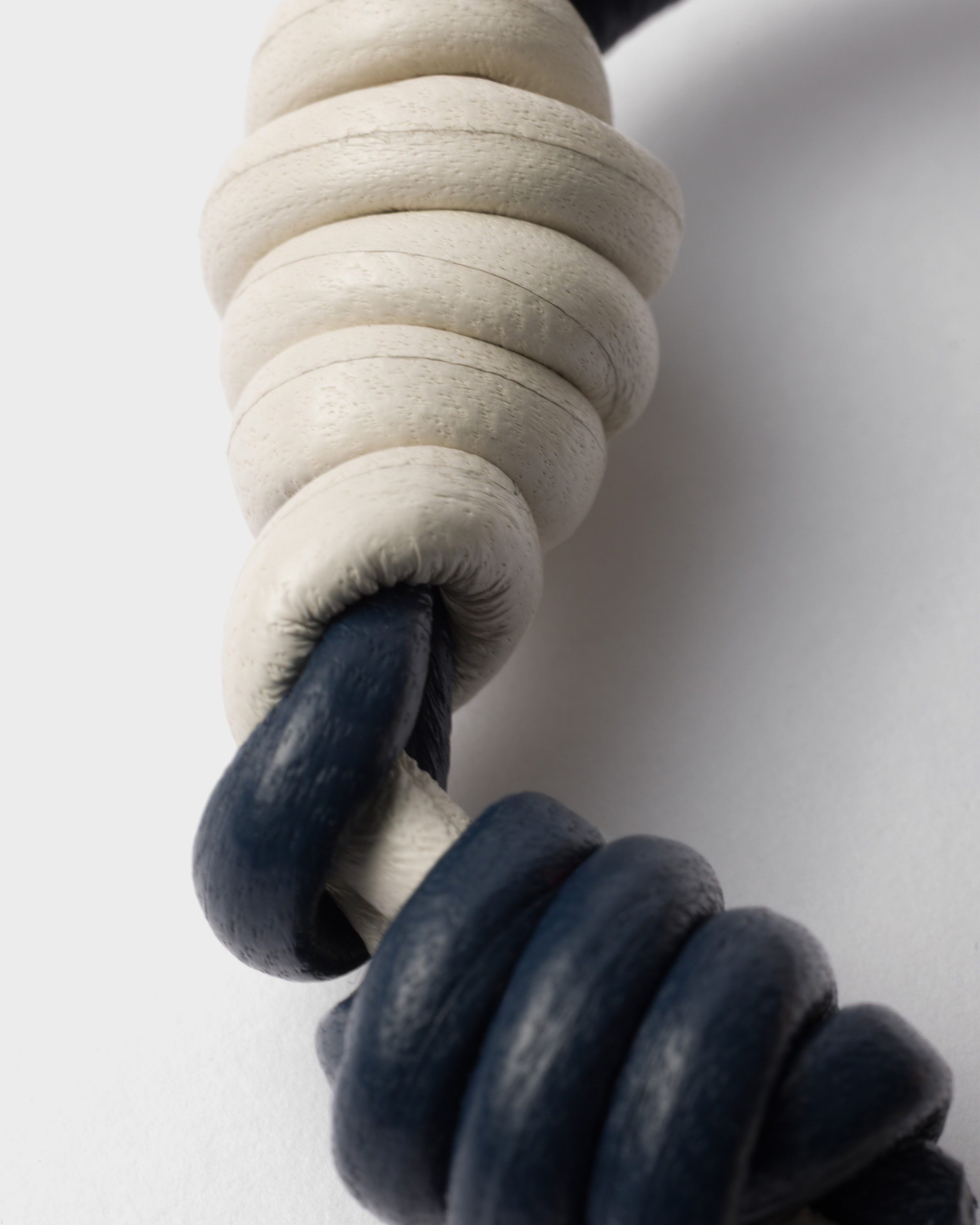 Braided nappa leather bracelet - 2