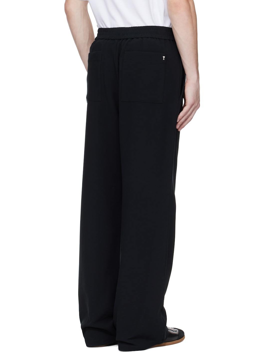 Black Elasticated Trousers - 3