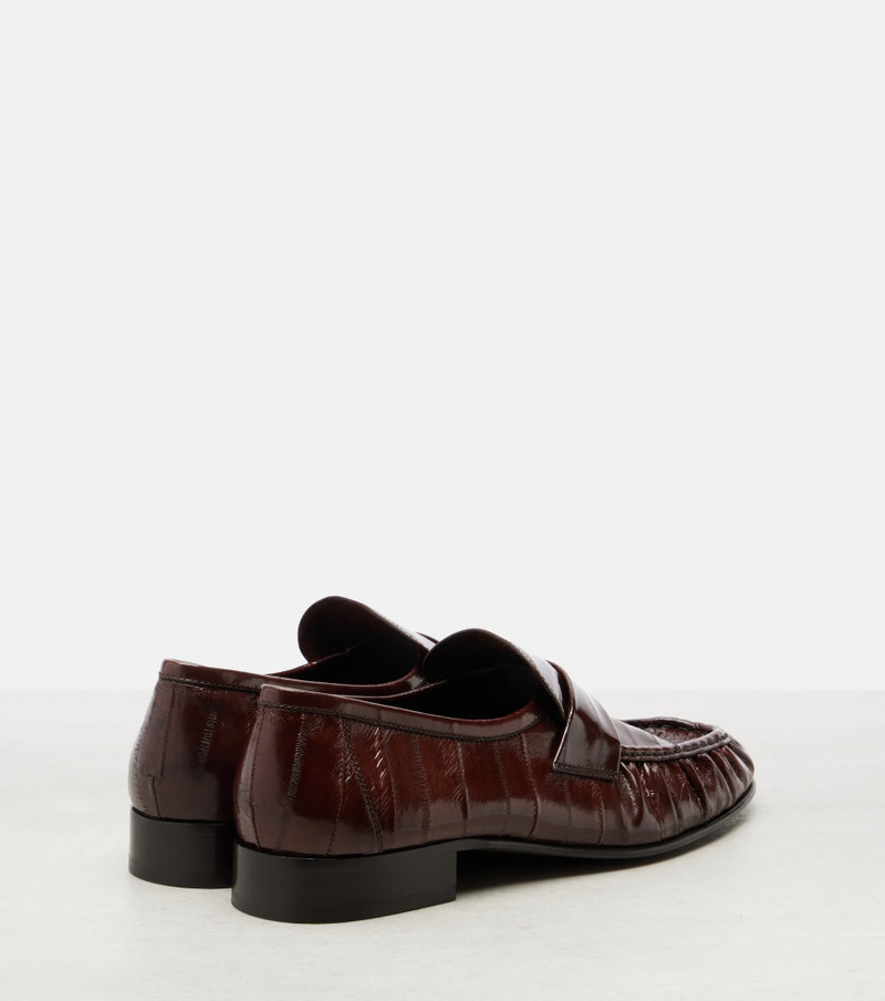 The Row Soft leather loafers outlook
