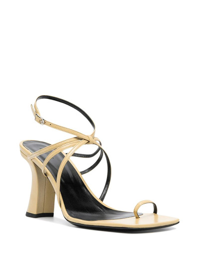 BY FAR strappy slingback sandals outlook