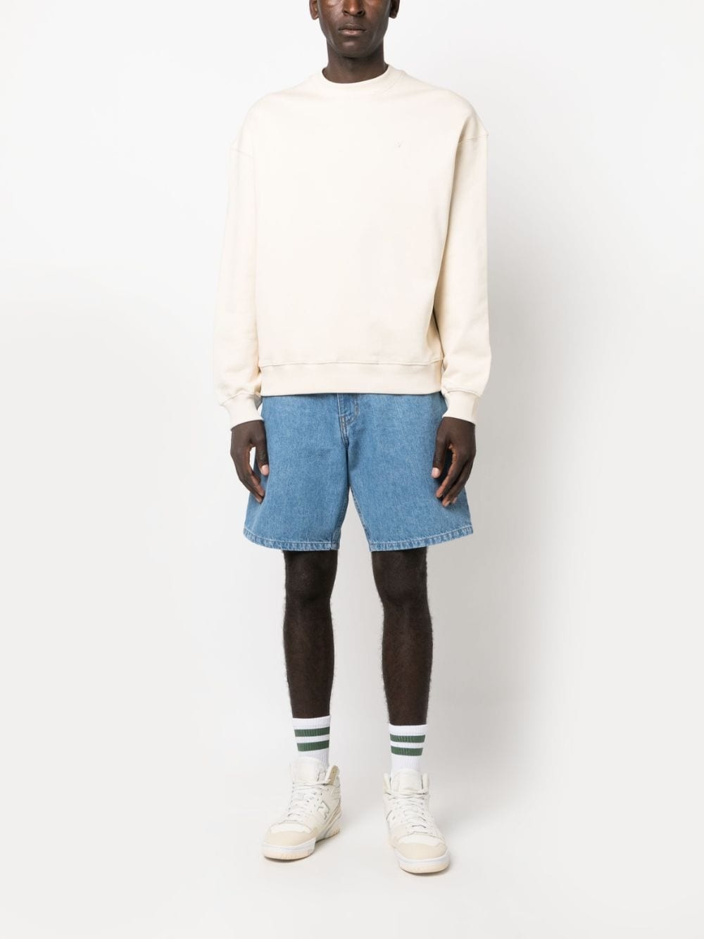 embroidered-logo long-sleeve sweatshirt - 2