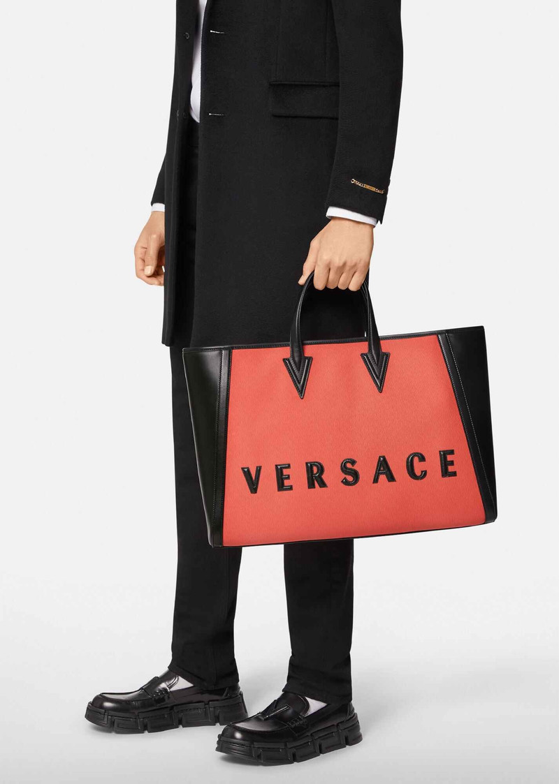 VERSACE Cabas Logo Tote outlook