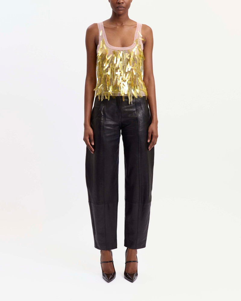 16ARLINGTON SHARLA TOP IN EMBROIDERED TULLE outlook