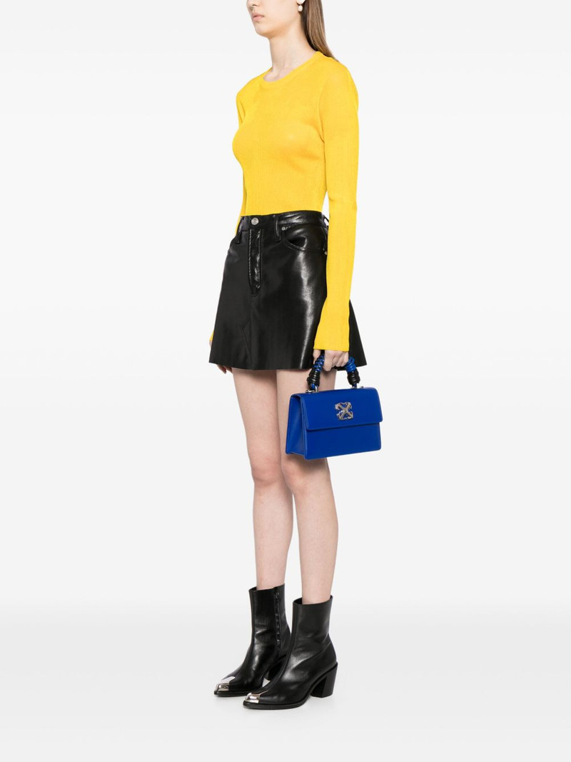Off-White Jitney leather tote bag outlook