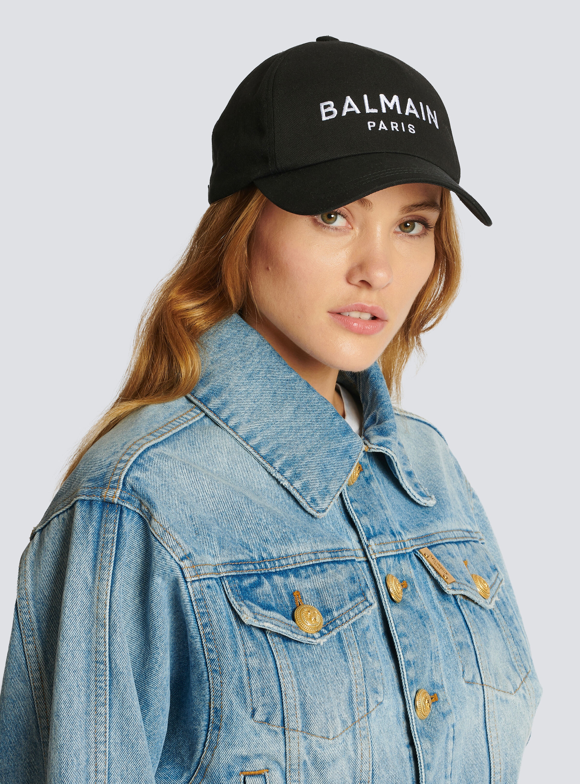 Embroidered Balmain Paris cap - 5