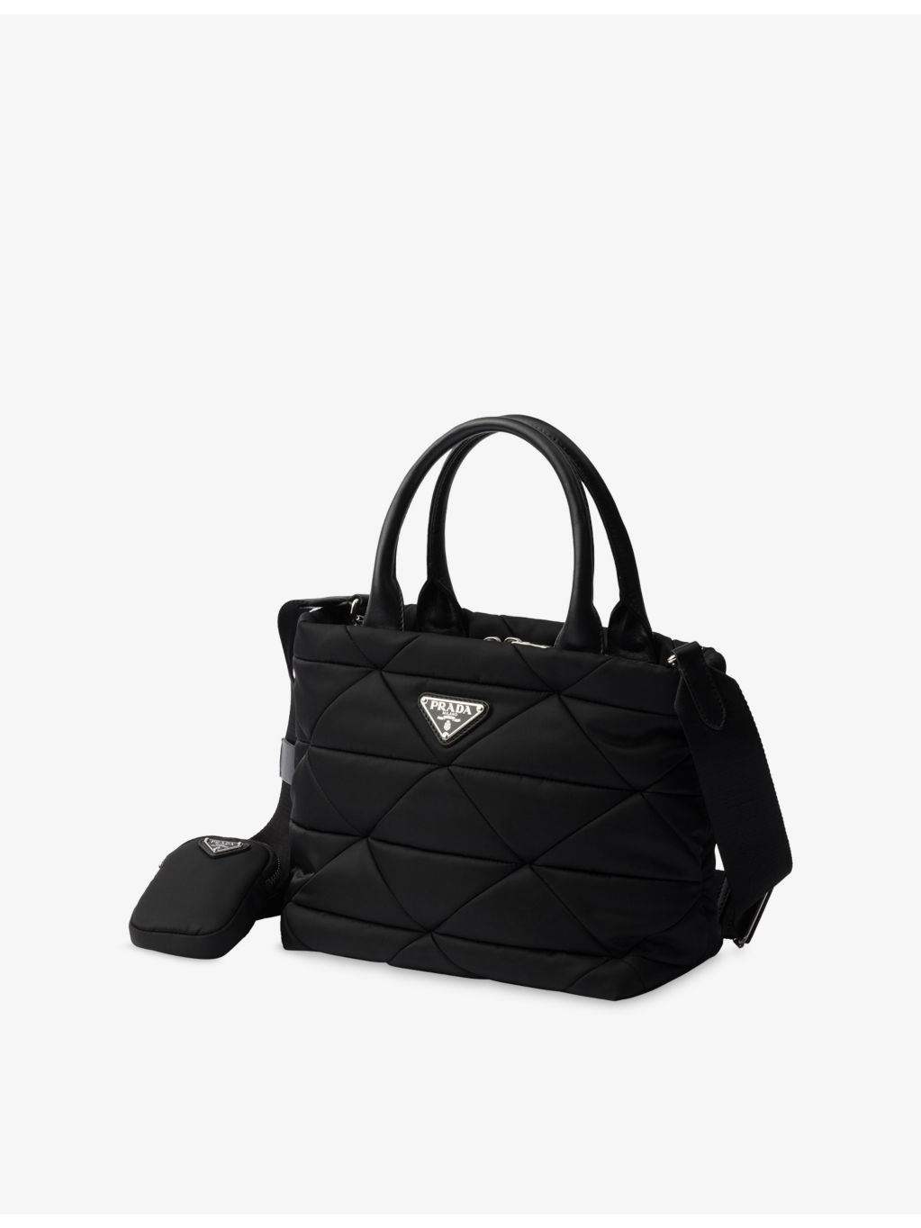 Small Padded Re-Nylon Tote Bag - 3