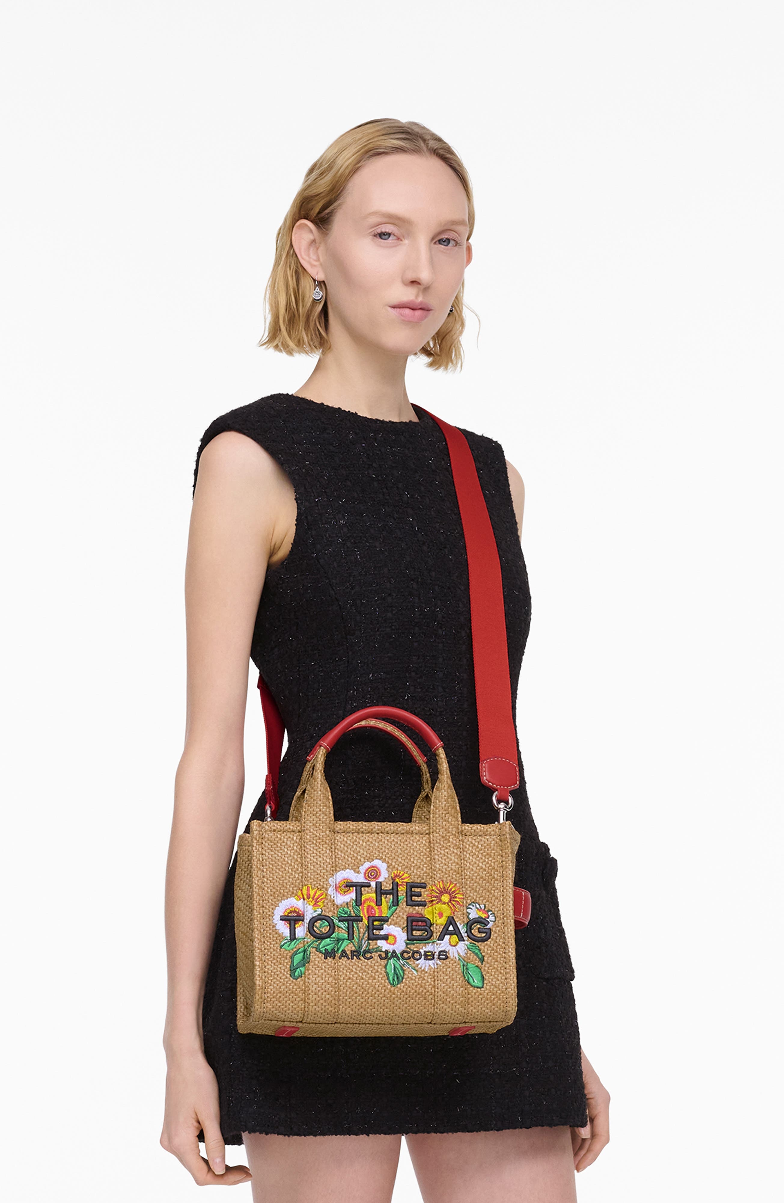 Marc Jacobs The Small Faux Raffia Tote in Natural at Nordstrom - 3