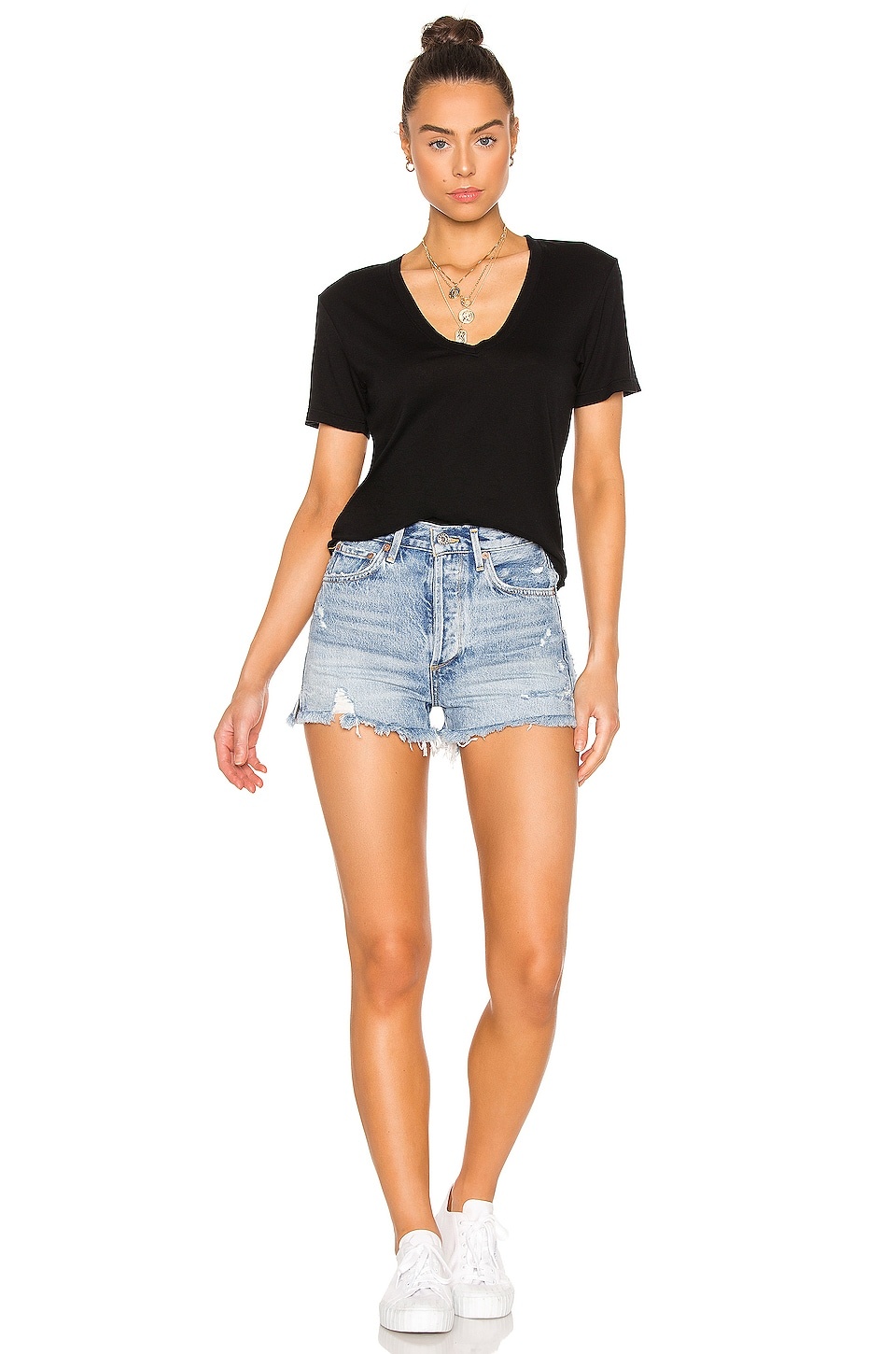 Classic V Neck Tee - 4