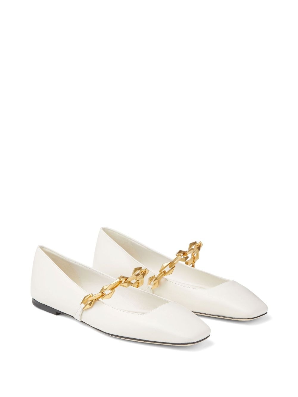 Diamond Tilda leather ballerina shoes - 2