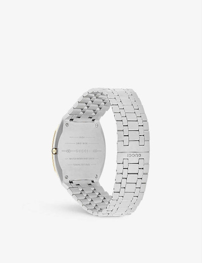 GUCCI YA163403 25H stainless steel quartz watch outlook