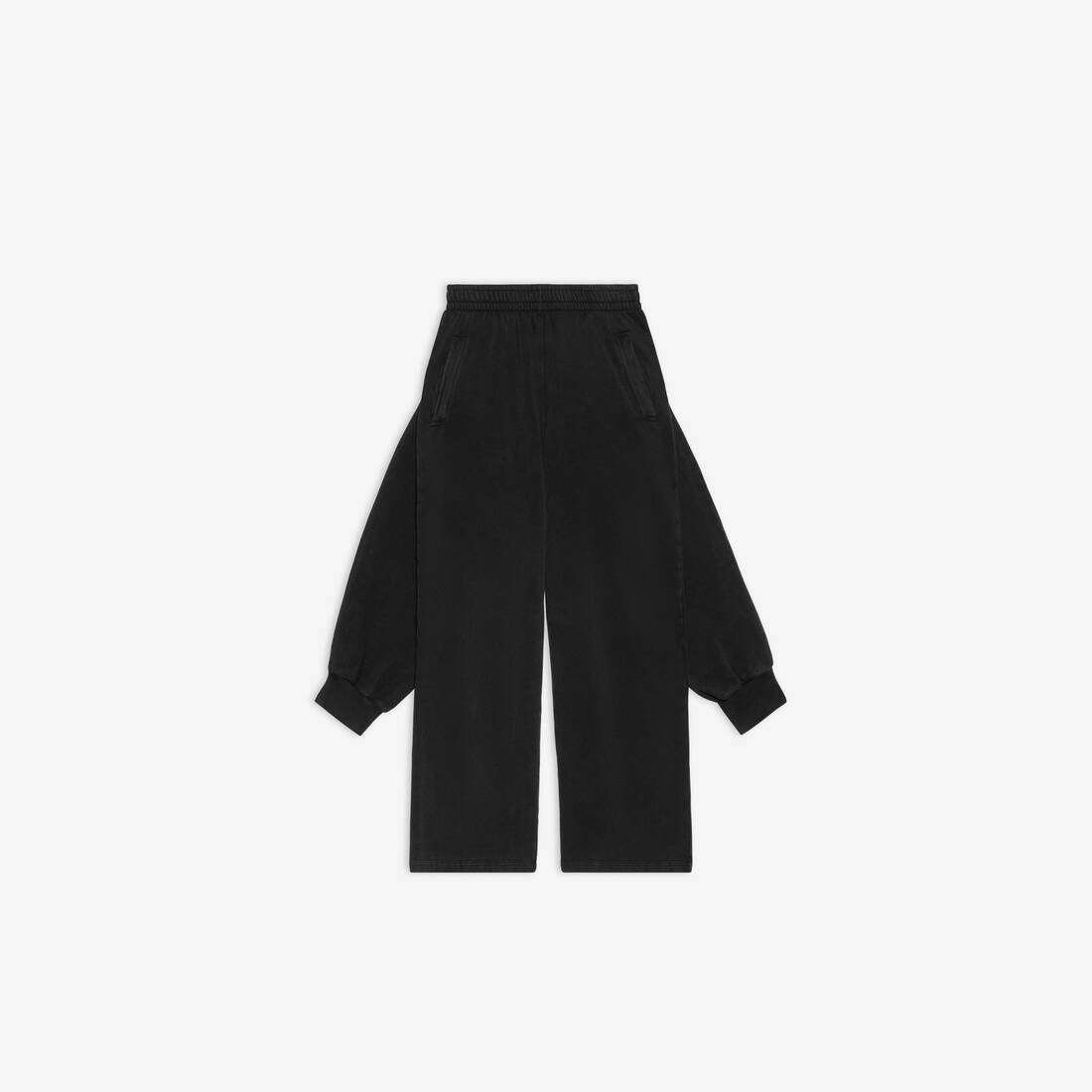 Women's Knotted Sweatpants in Black - 1