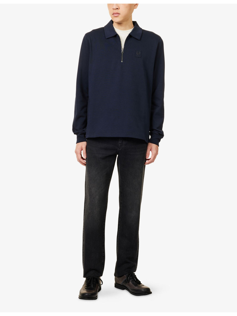 Belstaff Curator Logo Cotton Polo Shirt outlook