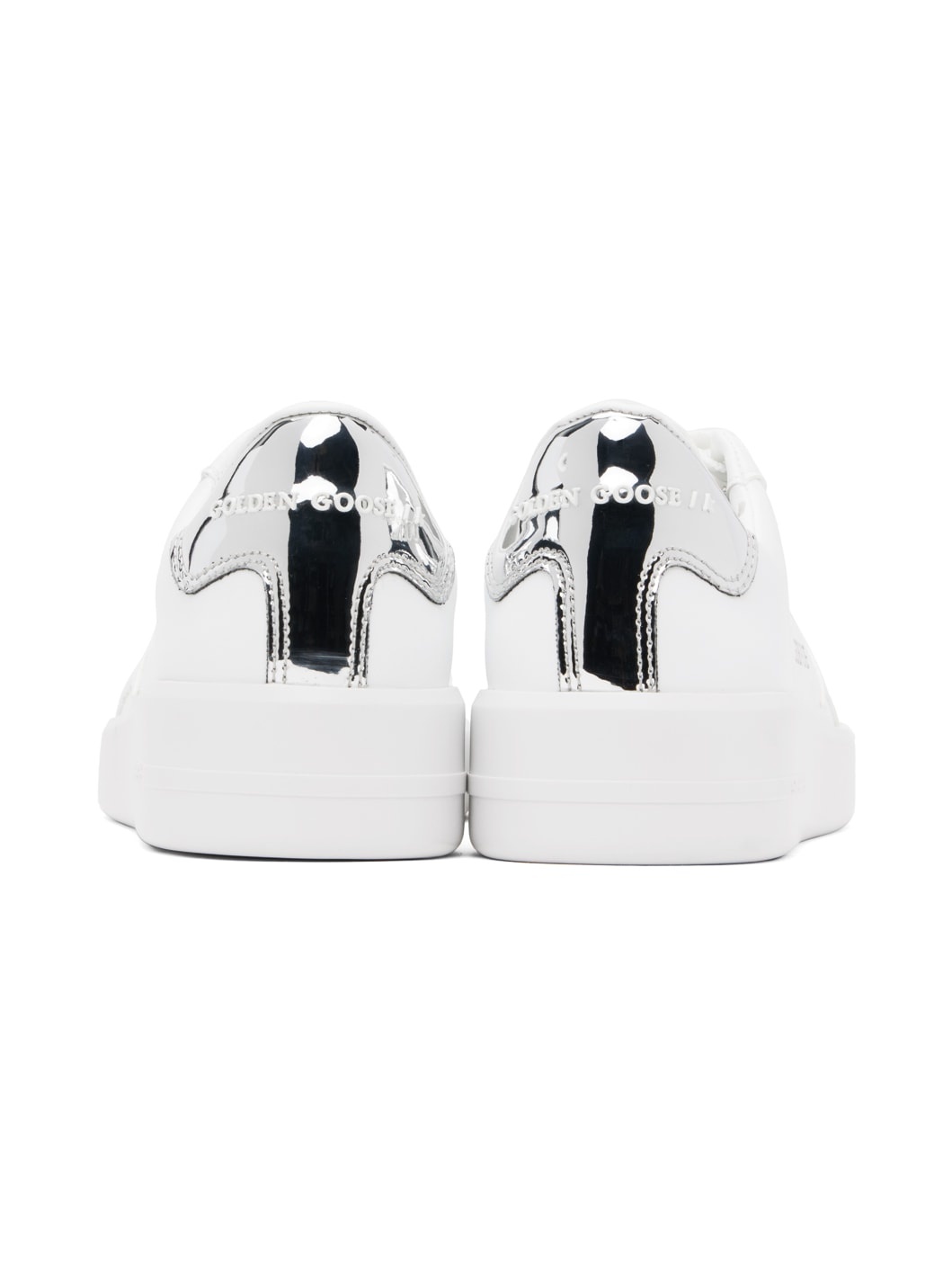 White & Silver Bio-Based Purestar Sneakers - 2