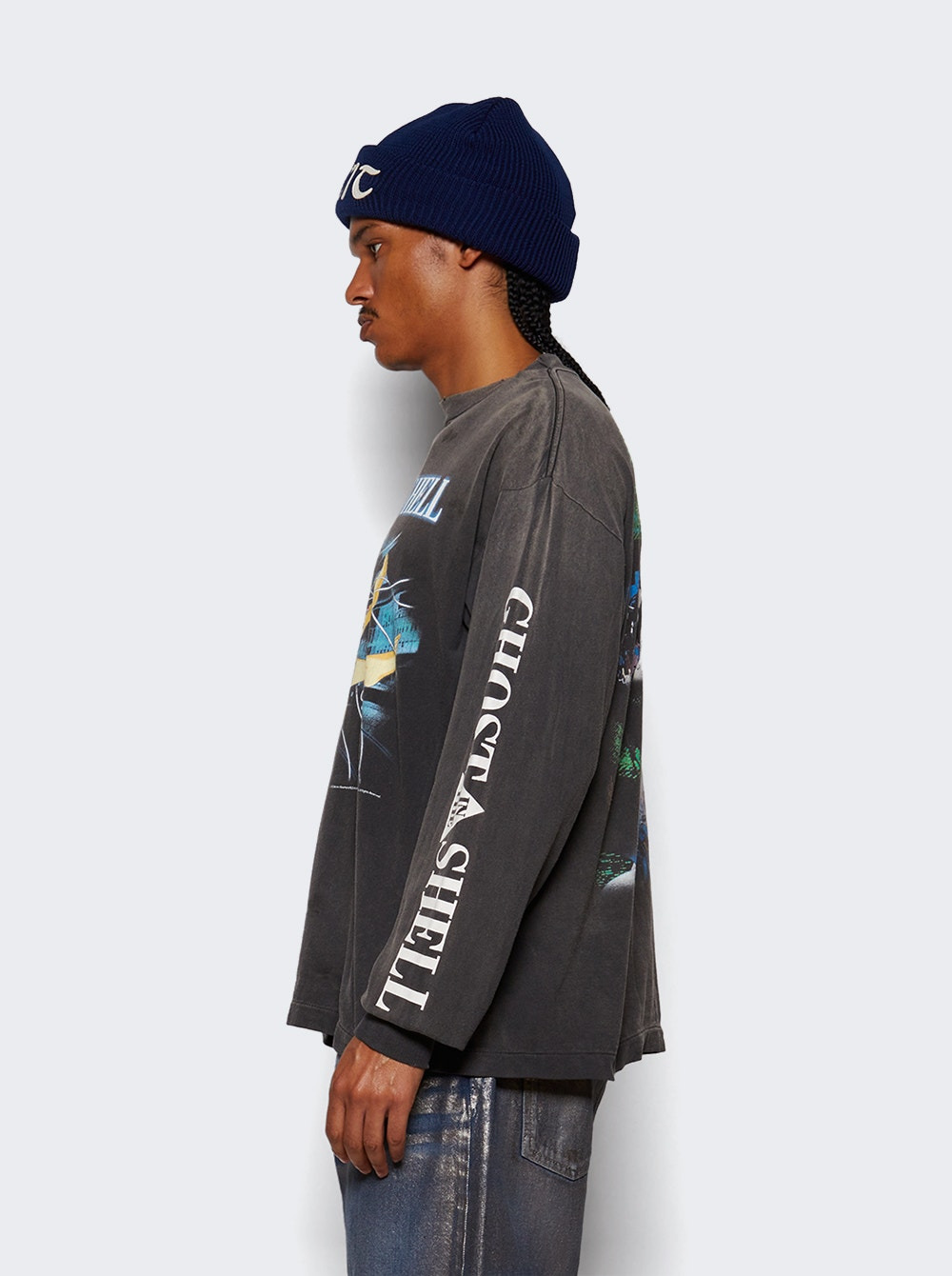 Ghost In The Shell Long Sleeve T-shirt Black - 4