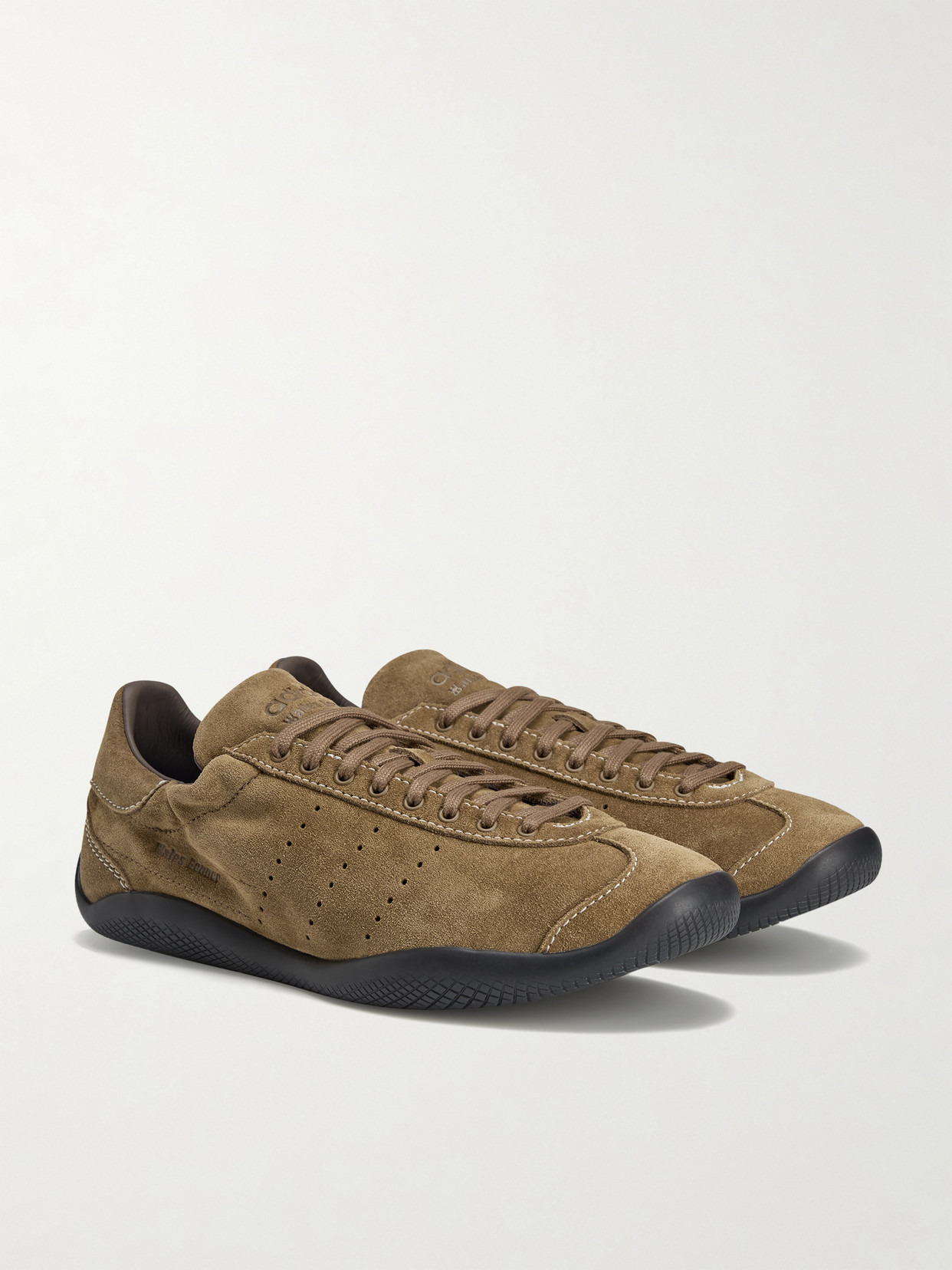 + Wales Bonner Lo Pro Perforated Suede Sneakers - 3